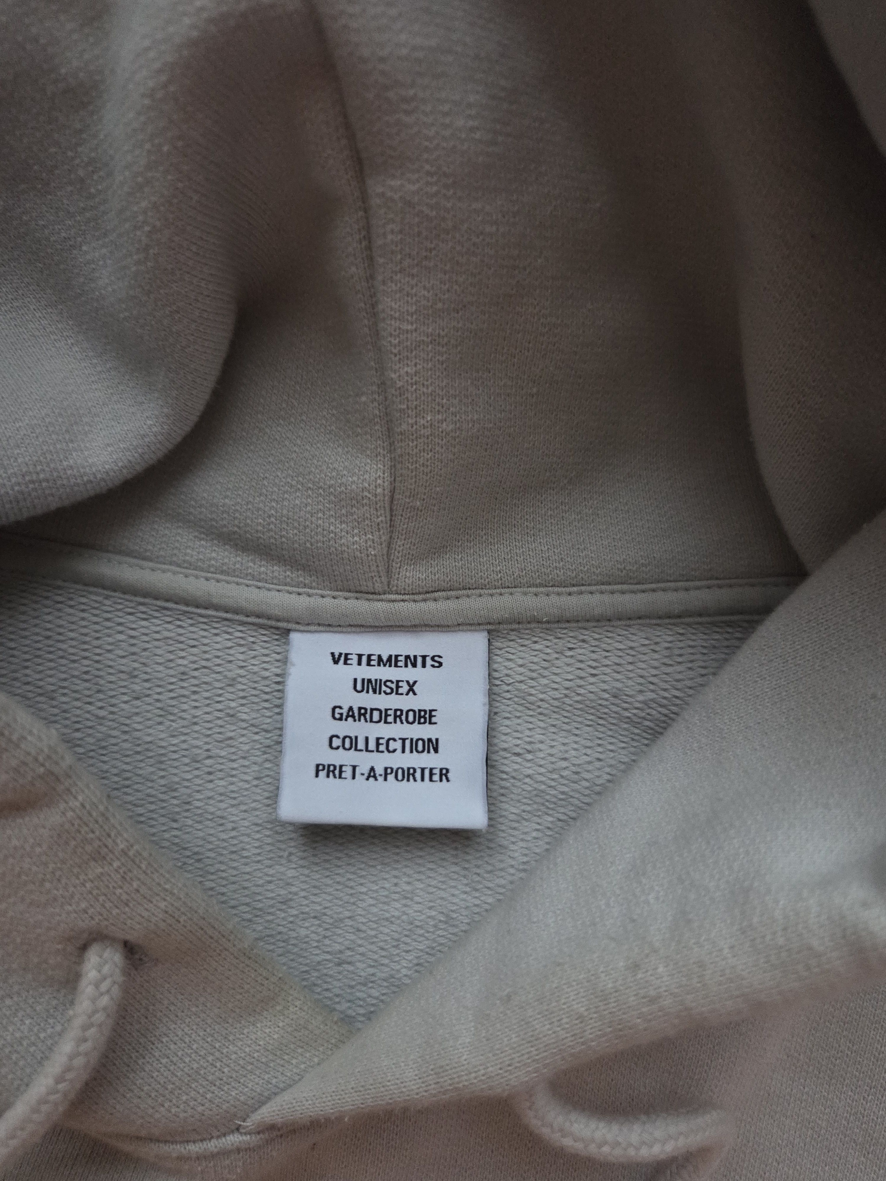 Vetements Vetements Hoodie, grey, Xl, Size US M / EU 48-50 / 2 - 5 Thumbnail