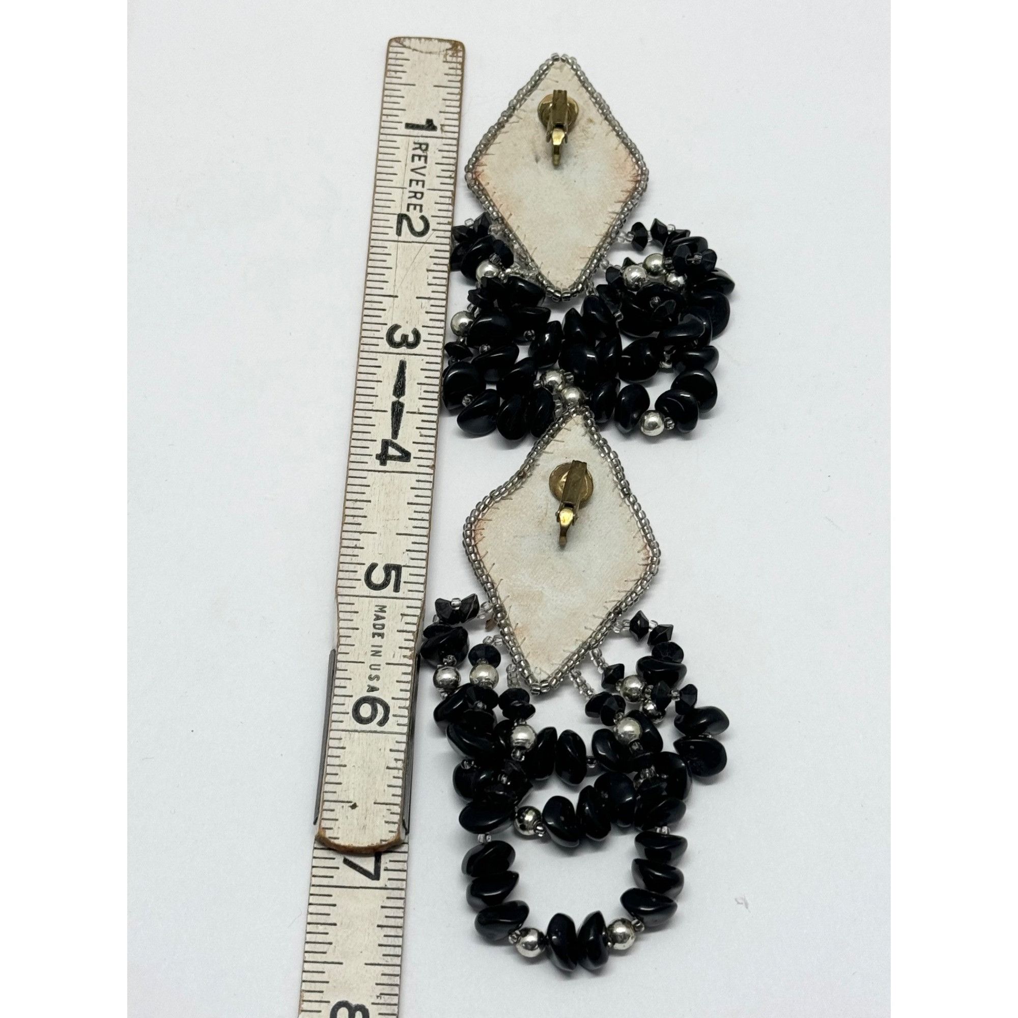Vintage Vintage beaded tassel earrings Size ONE SIZE - 7 Thumbnail