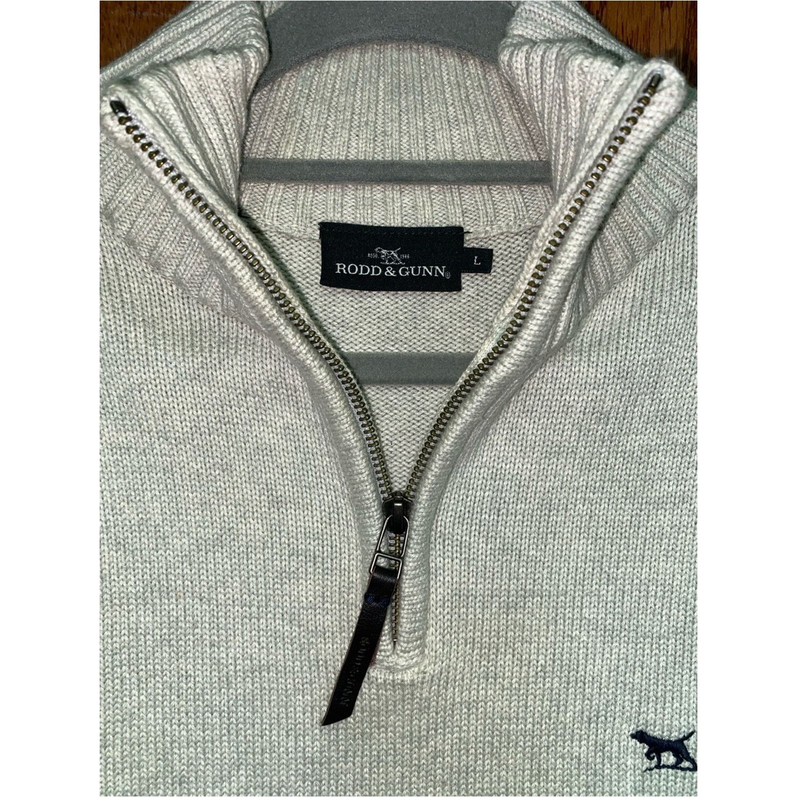 Rodd & Gunn Rodd & Gunn $149 Merrick Bay Quarter Zip Cotton Sweater L Size US L / EU 52-54 / 3 - 7 Thumbnail