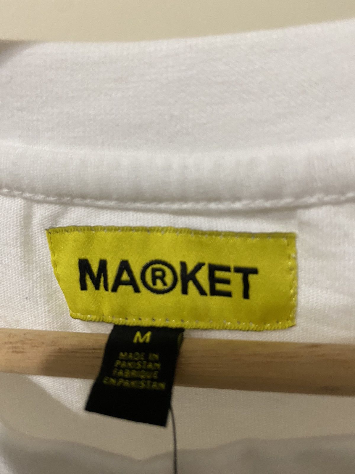 Market × Vintage DSWT Chinatown Market Peace Power White Tee Size US M / EU 48-50 / 2 - 3 Thumbnail
