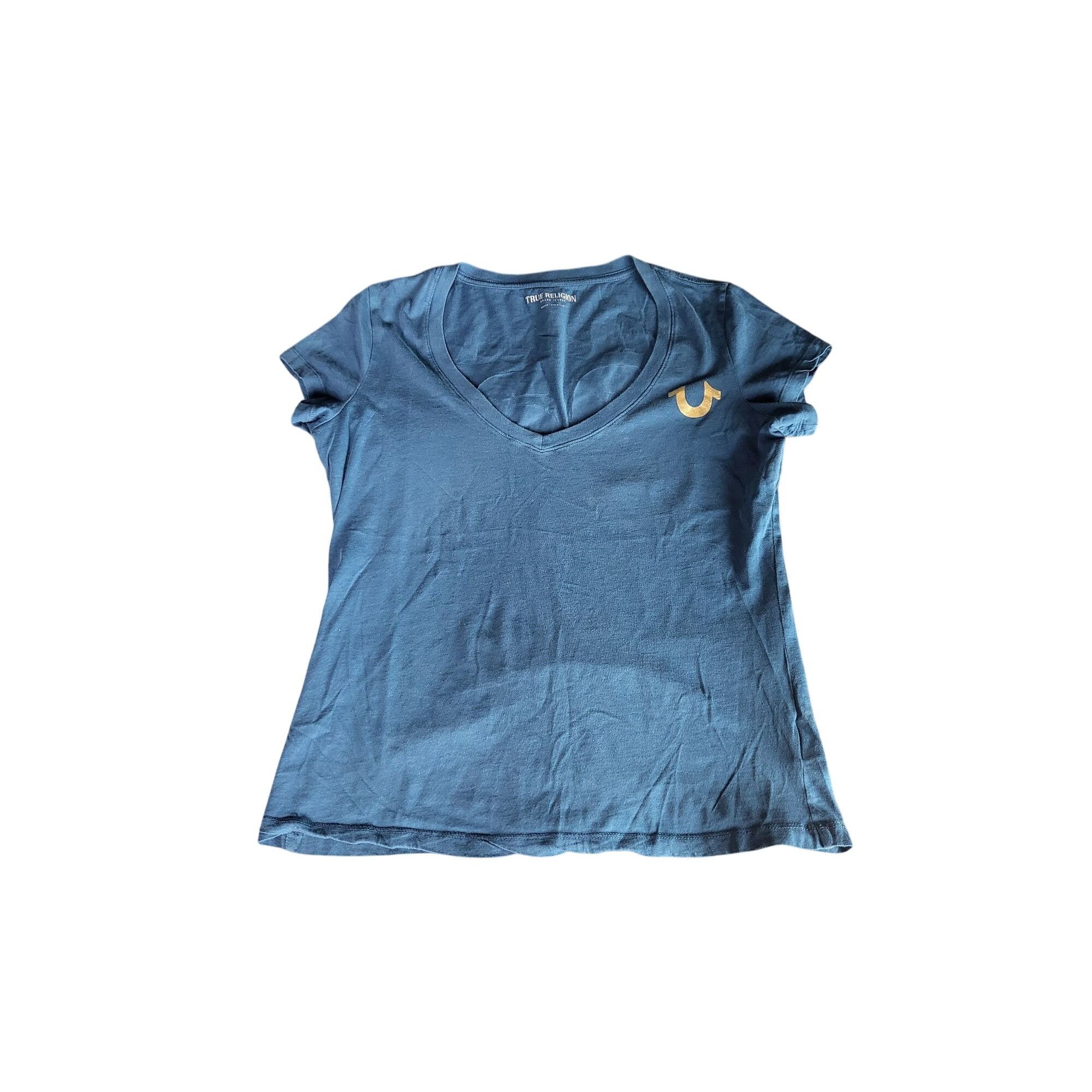 True Religion True Religion Victorious True Slim V Neck Tshirt Women Sz M Size M / US 6-8 / IT 42-44 - 1 Thumbnail