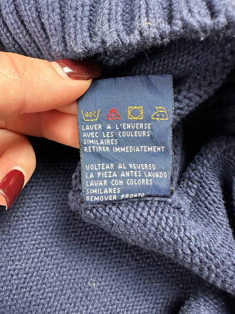 Polo Ralph Lauren Vintage Tommy Hilfiger Knitwear Rare 90s Faded Y2K Striped Size US L / EU 52-54 / 3 - 10 Thumbnail