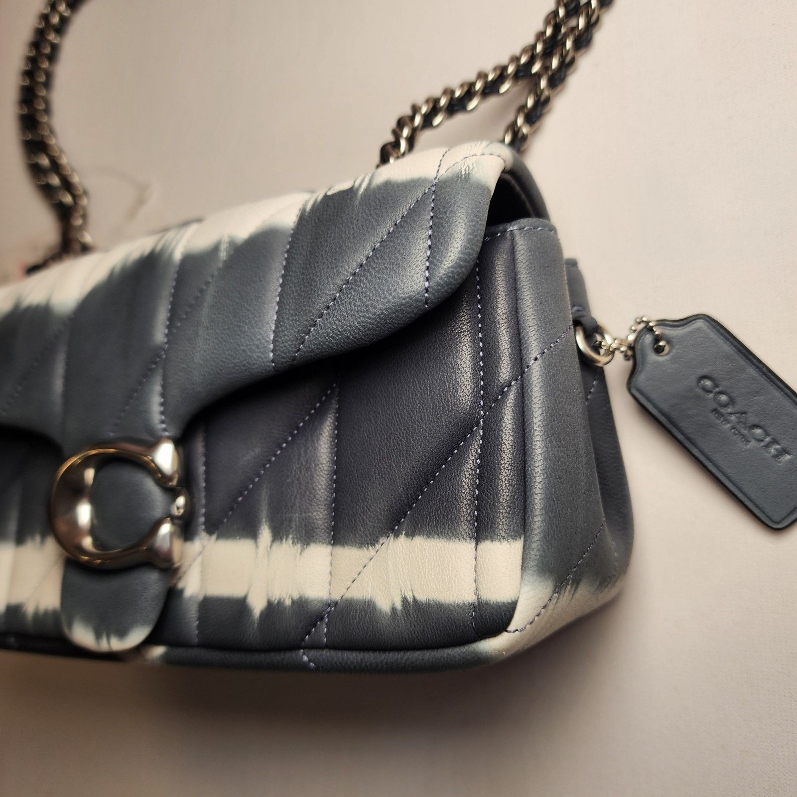 Coach COACH CU080 Quilted Tabby Bag 20 Tie Dye Midnight Navy V2 Size ONE SIZE - 2 Thumbnail