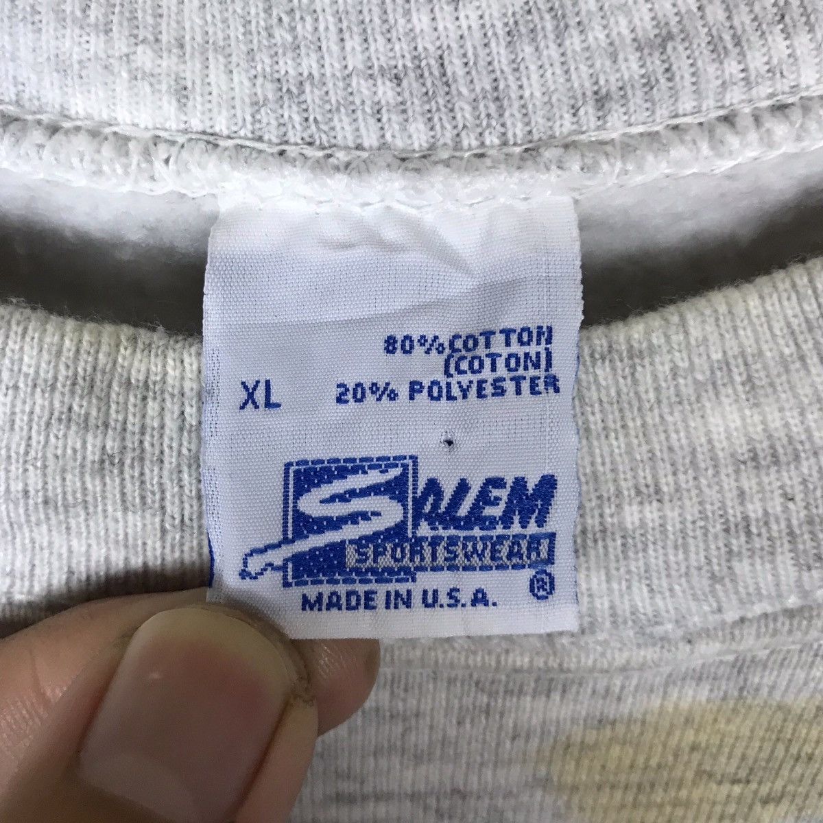 Salem Sportswear Vintage Salem Sportswear NFL Pullover Jumper Sweatshirt Size US XL / EU 56 / 4 - 6 Thumbnail