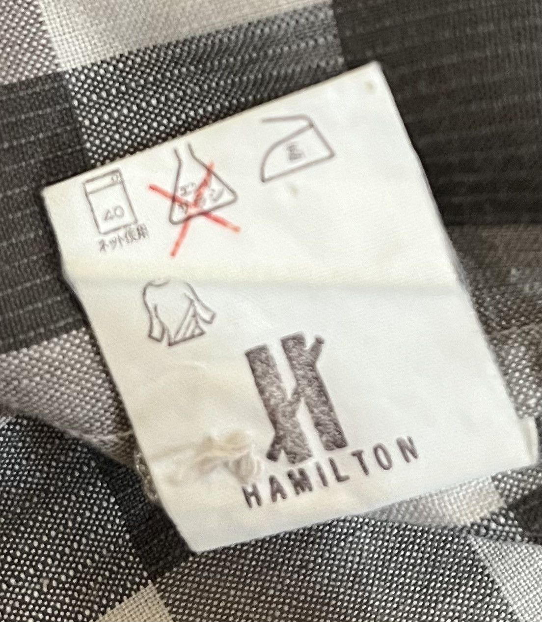 Issey Miyake Vintage issey miyake gingham oversized turtleneck shirt Size US L / EU 52-54 / 3 - 4 Thumbnail