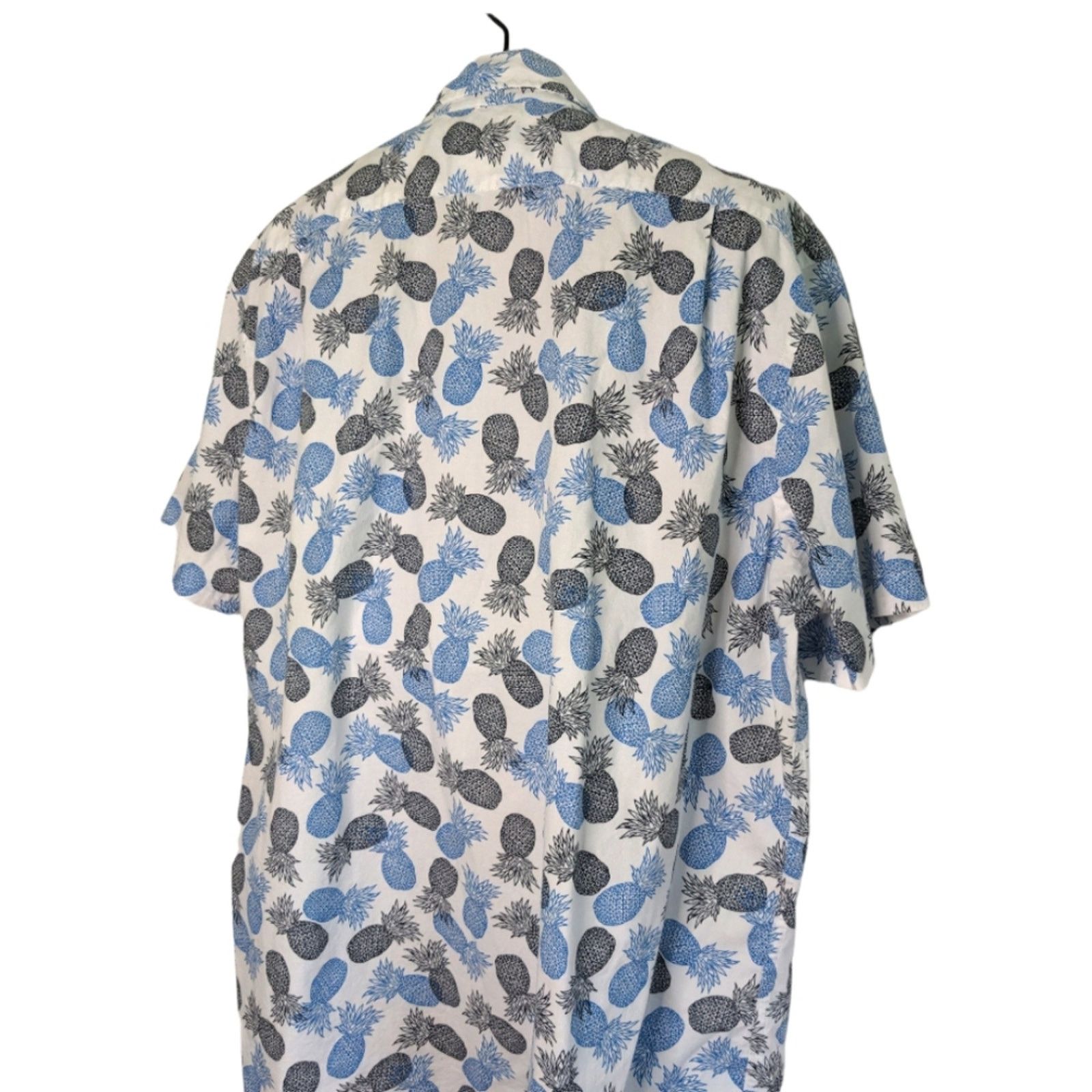 Sonoma SONOMA Blue Black Pineapple Hawaiian Style Shirt XXL Size US XXL / EU 58 / 5 - 4 Thumbnail