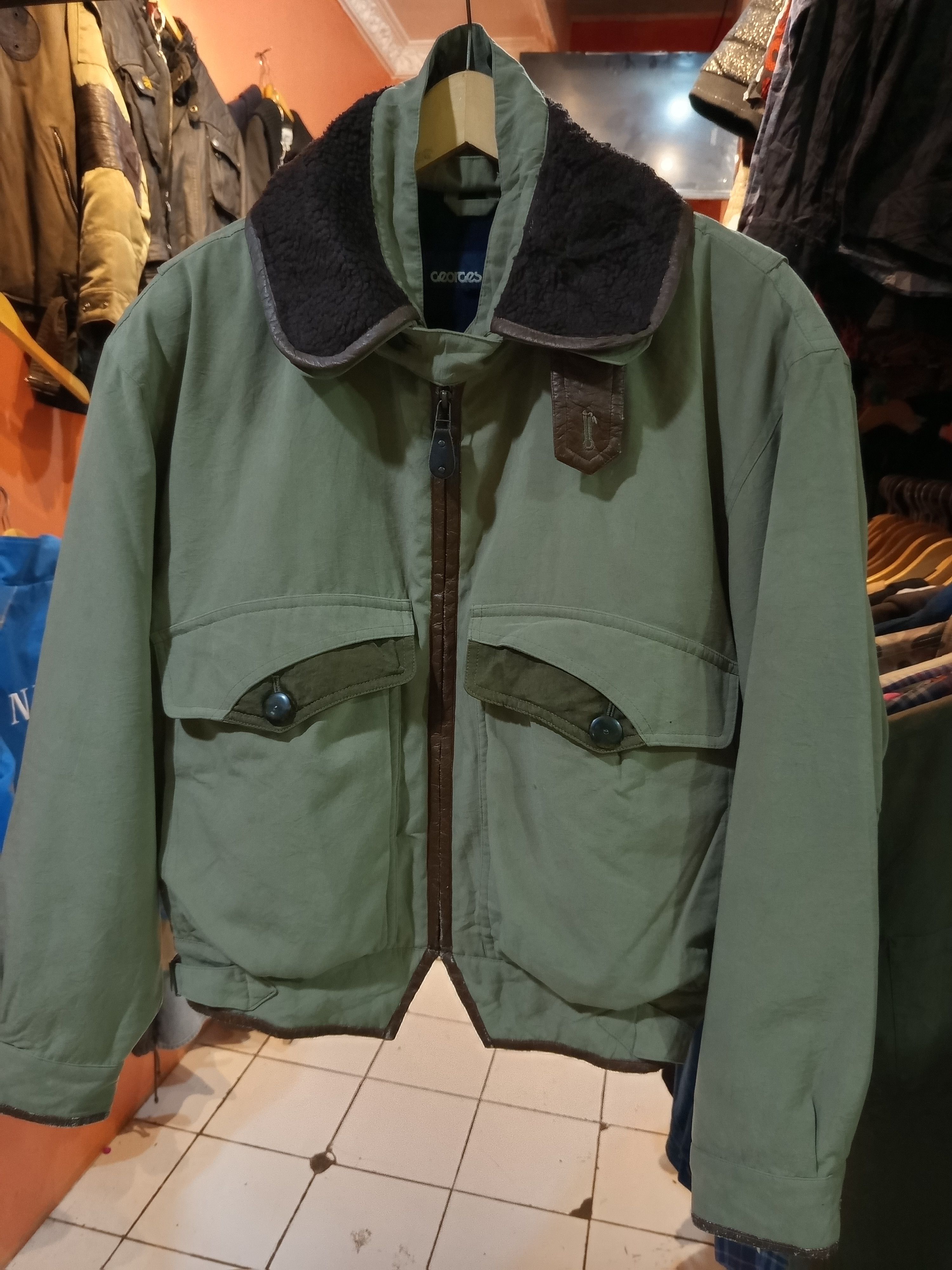 Vintage Georges Rech Homme Jacket Detachable Collar Size US L / EU 52-54 / 3 - 2 Thumbnail