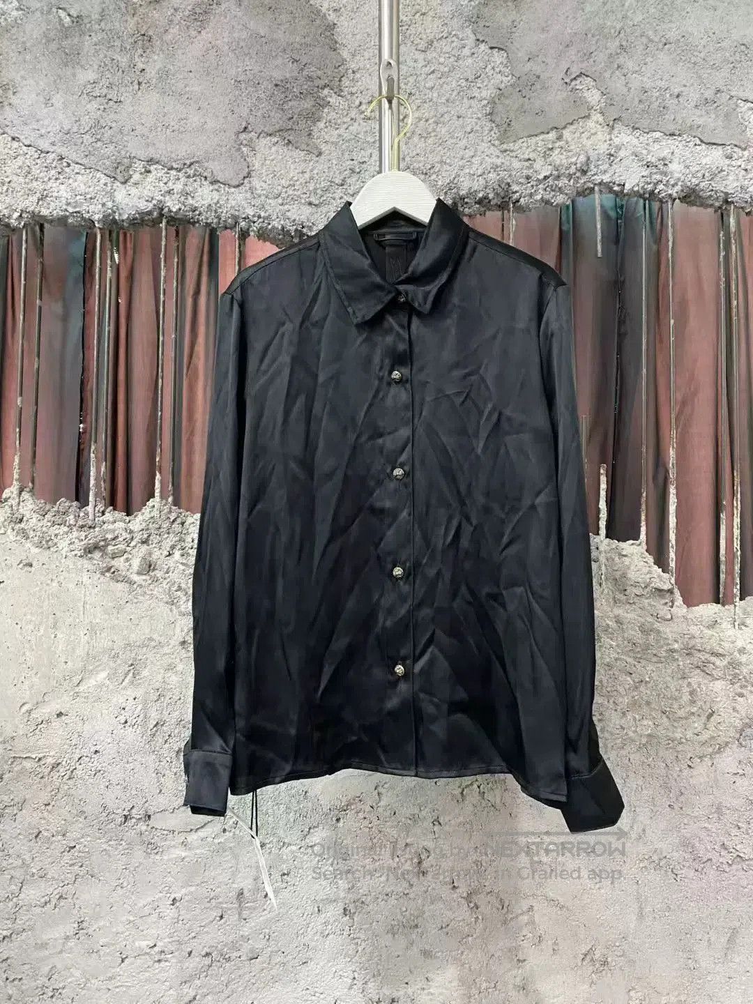Chrome Hearts black silk shirt by Chrome Hearts. Size US XS / EU 42 / 0 - 1 Thumbnail