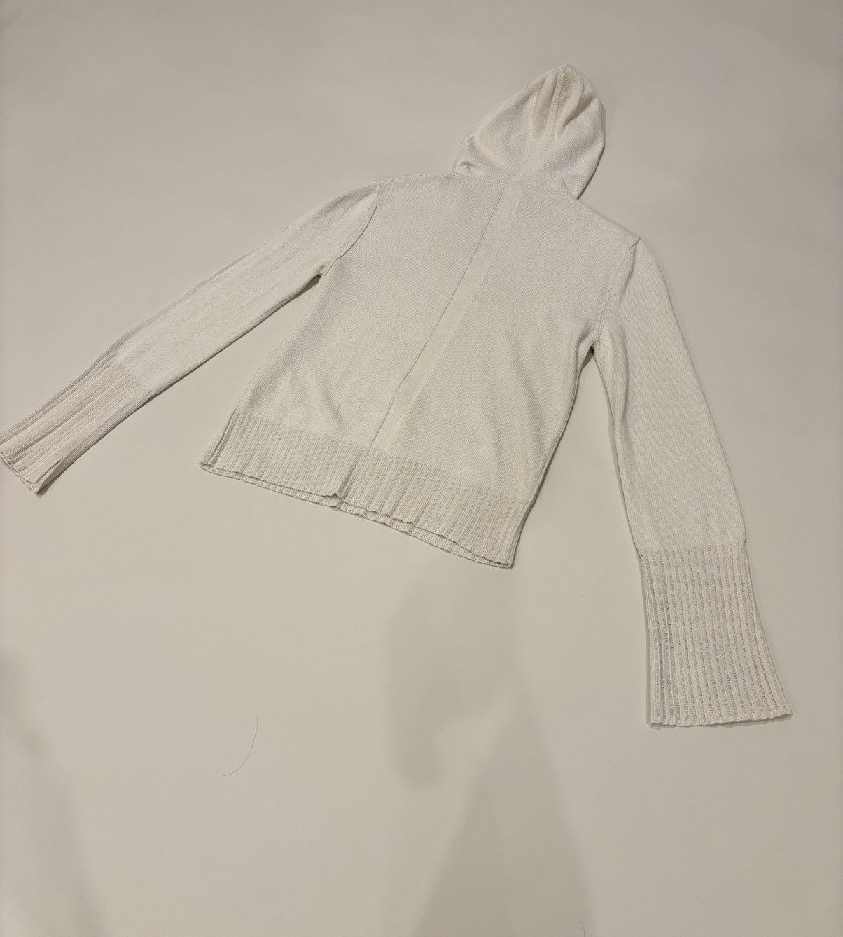 Rick Owens Rick Owens SS22 FOGACHINE Knit Flared Sleeve Knit Hoodie Size M / US 6-8 / IT 42-44 - 8 Thumbnail