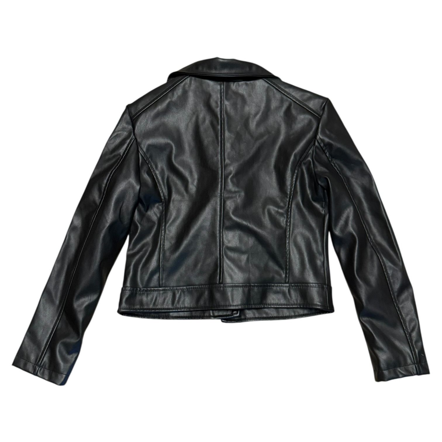 Other Vigoss Black Faux Leather Zipper Biker Size Small Size S / US 4 / IT 40 - 4 Thumbnail