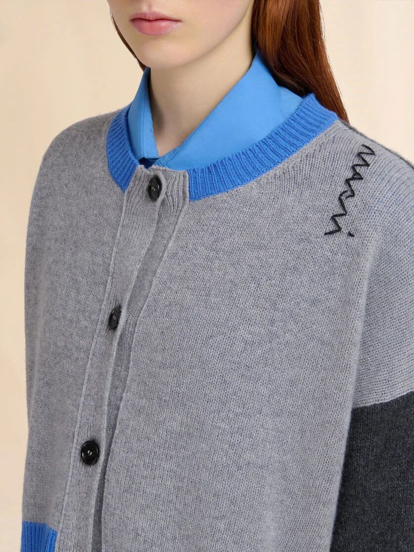 Marni o1f1d3z0326 Colour Block Cardigan in Multicolor Size S / US 4 / IT 40 - 4 Thumbnail