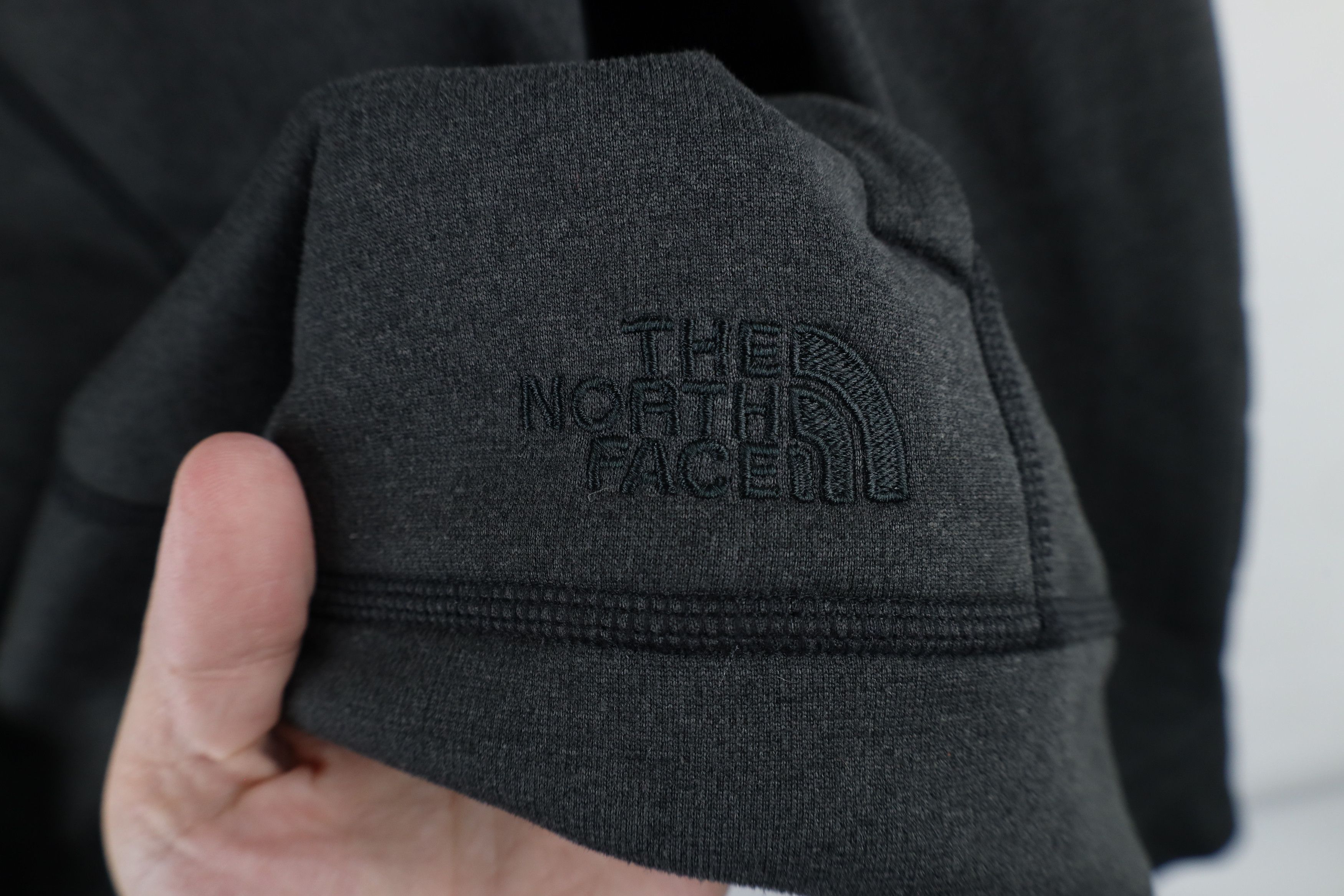 The North Face × Vintage The North Face Funnel Neck Hoodie Sweatshirt Dark Gray Size L / US 10 / IT 46 - 4 Thumbnail