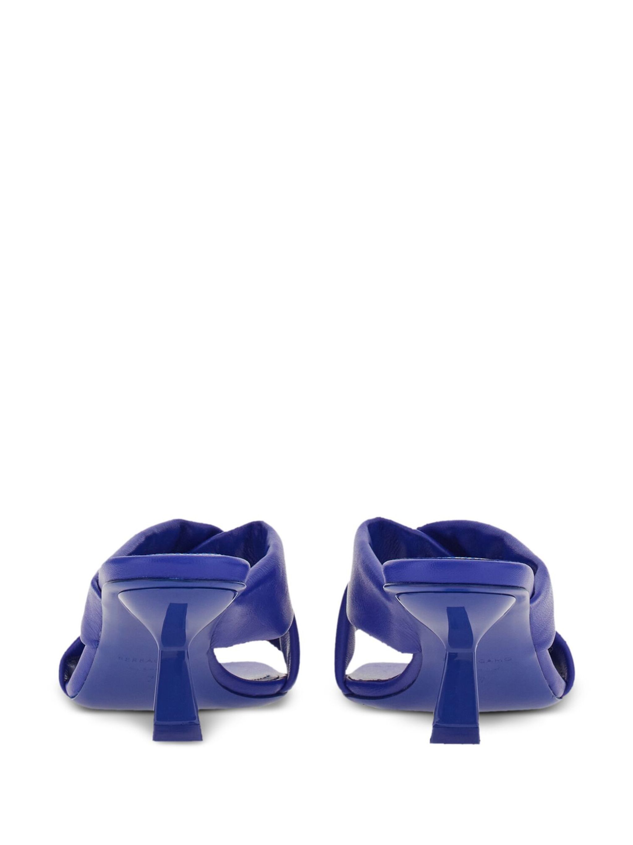 Salvatore Ferragamo o1s1rm0924 Aludra Crossover Strap Slides in Blue Size US 7.5 / IT 37.5 - 3 Thumbnail
