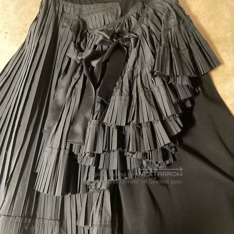 Comme des Garcons Comme Des Garcons size XS Black Vintage Pleated Skirt Size 22" - 3 Thumbnail