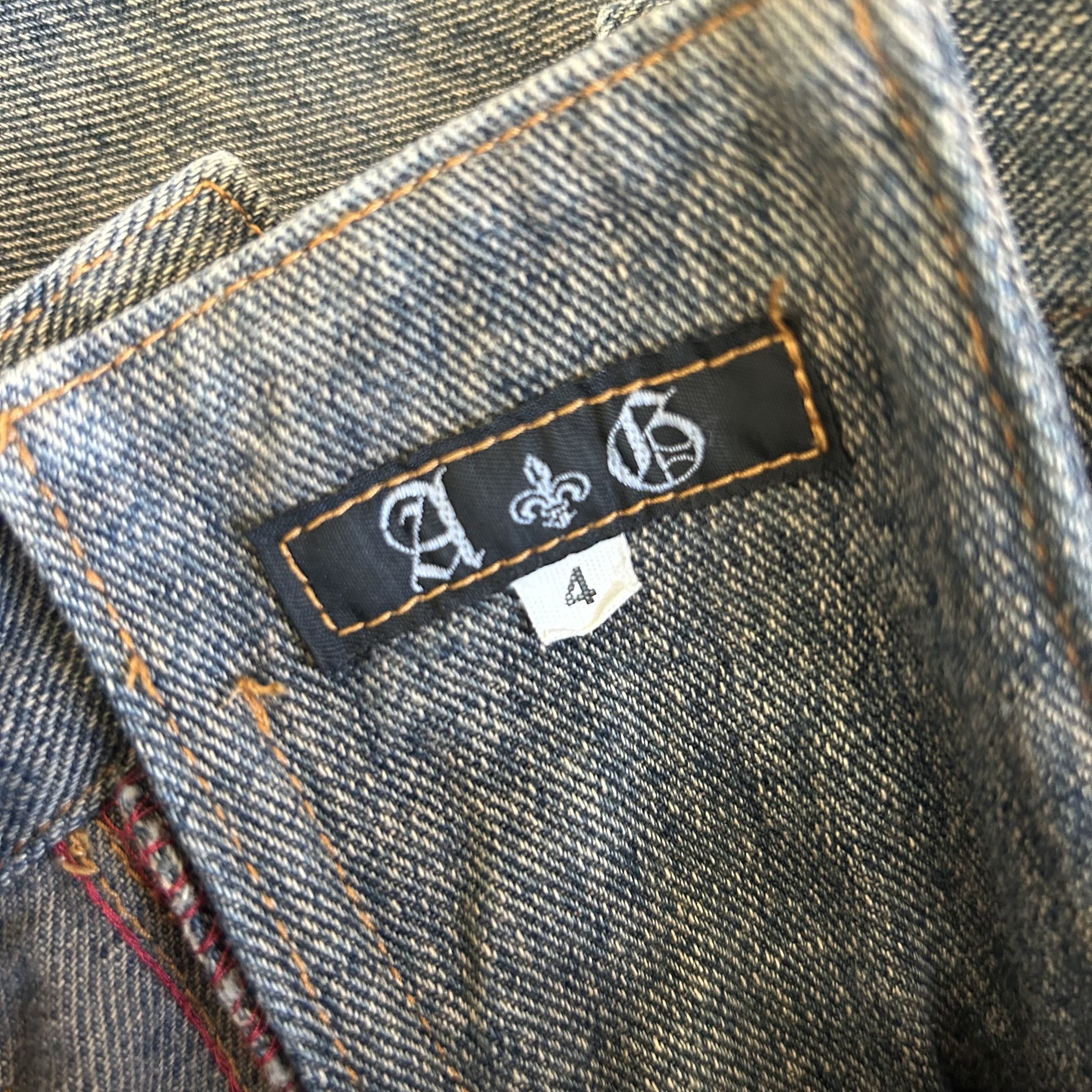 A&G Rock A&G Le Fleur Patch Work Lace-up Jeans Size US 28 / EU 44 - 7 Thumbnail