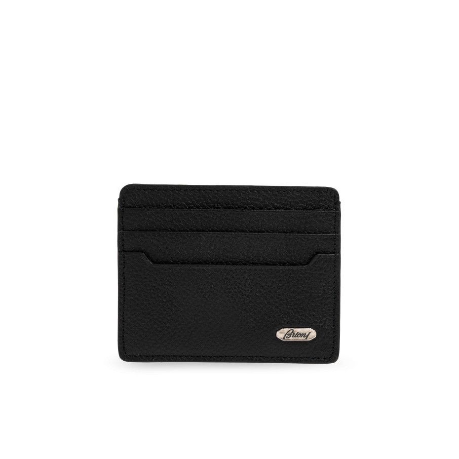 Brioni BRIONI Black Monogram Card Holder New & Authentic Size ONE SIZE - 1 Thumbnail