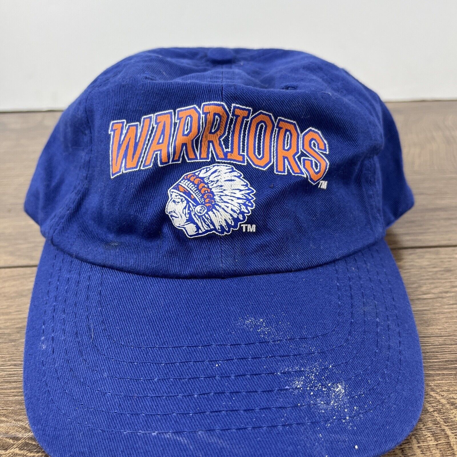 Other Warriors Hat Warriors Blue Hat Adjustable Adult Size Hat Blu Size ONE SIZE - 5 Thumbnail