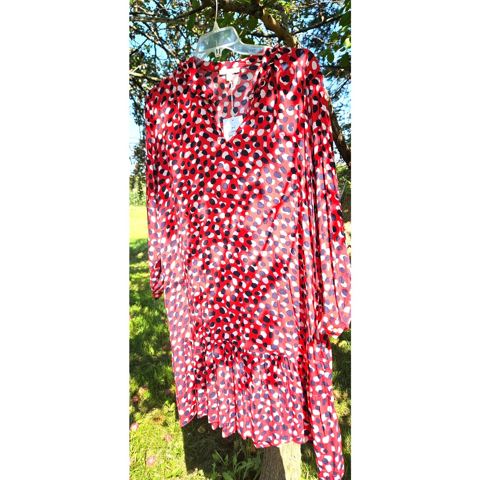 Assembly New York Free Assembly Swing Shift Dress, Size XL, Can Tie at Waist Size XL / US 12-14 / IT 48-50 - 5 Thumbnail