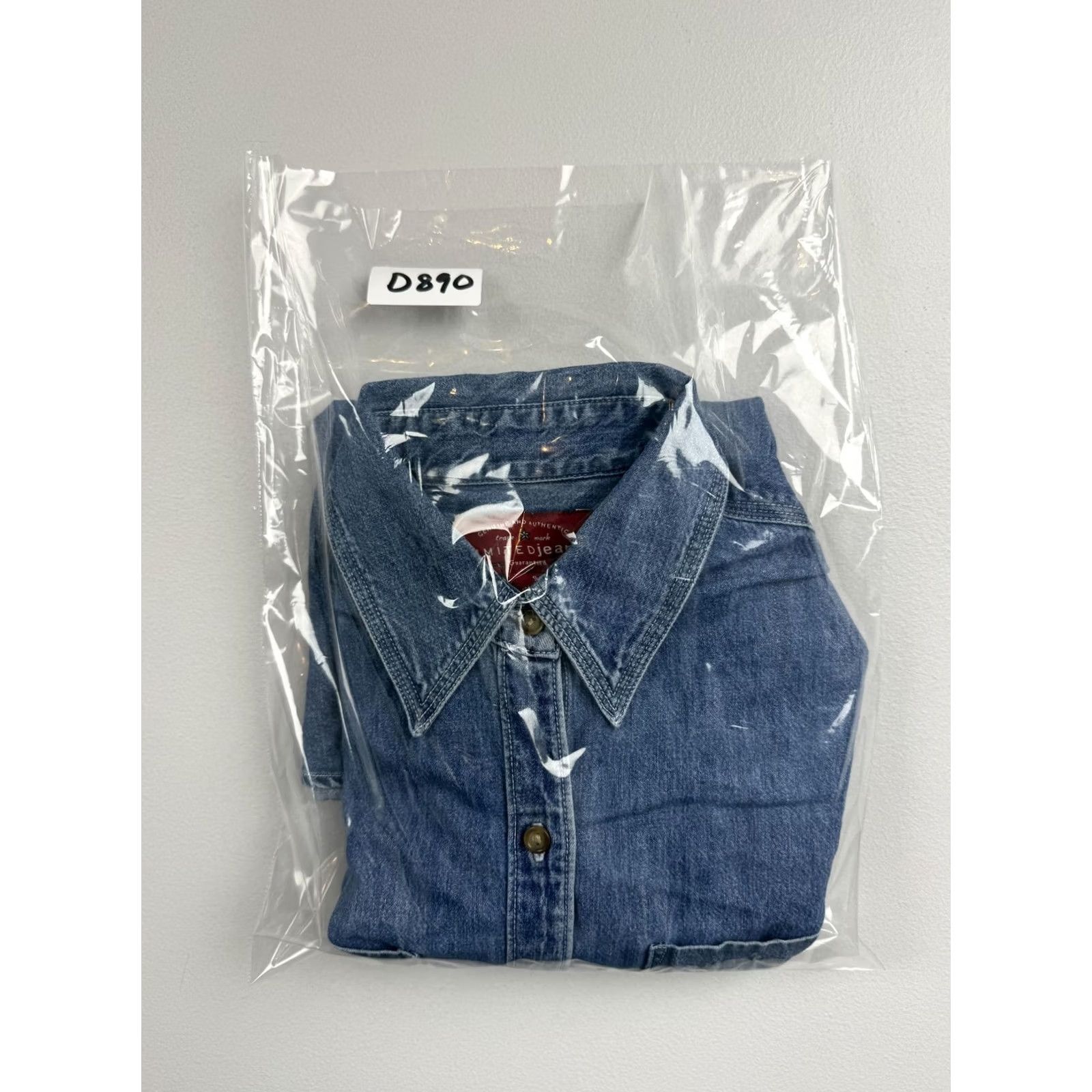 Denime VINTAGE LIMITEDjeans Button-Up Shirt Womens Small Blue Denim Long Sleeve Casual Size S / US 4 / IT 40 - 6 Thumbnail