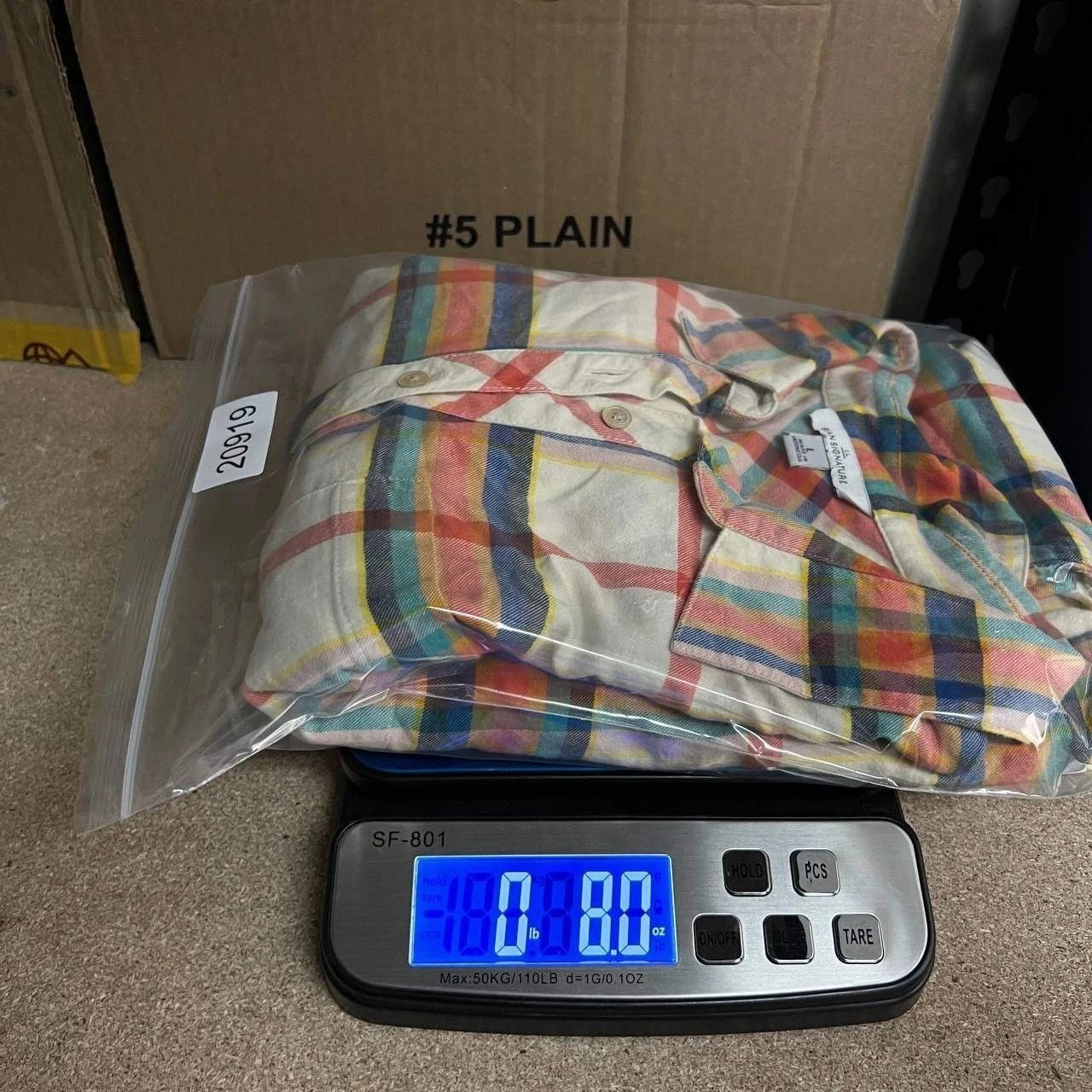 L.L. Bean L.L. Bean Button Up Shirt Flannel Plaid Long Sleeve Cotton L Size US L / EU 52-54 / 3 - 7 Thumbnail