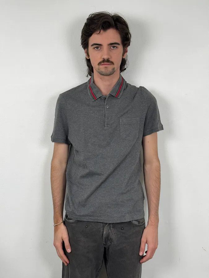 Gucci 2010s Gucci Classy Signature Grey Polo Size US S / EU 44-46 / 1 - 2 Thumbnail