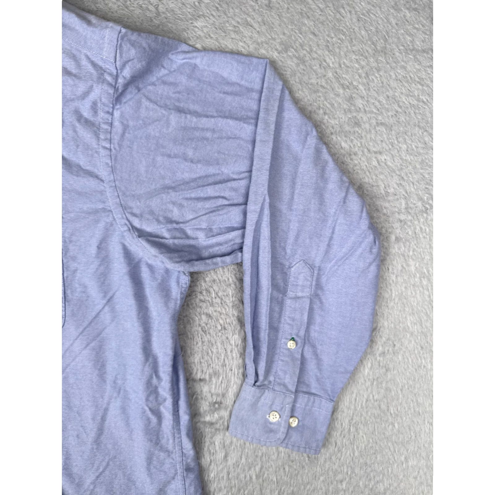 Tommy Hilfiger Tommy Hilfiger Shirt Men XL Blue Button Up Long Sleeve Pocket Casual Workwear 16 32-33 Regular Chest 40 in Cotton Woven Button-Down Collar Size US L / EU 52-54 / 3 - 2 Thumbnail