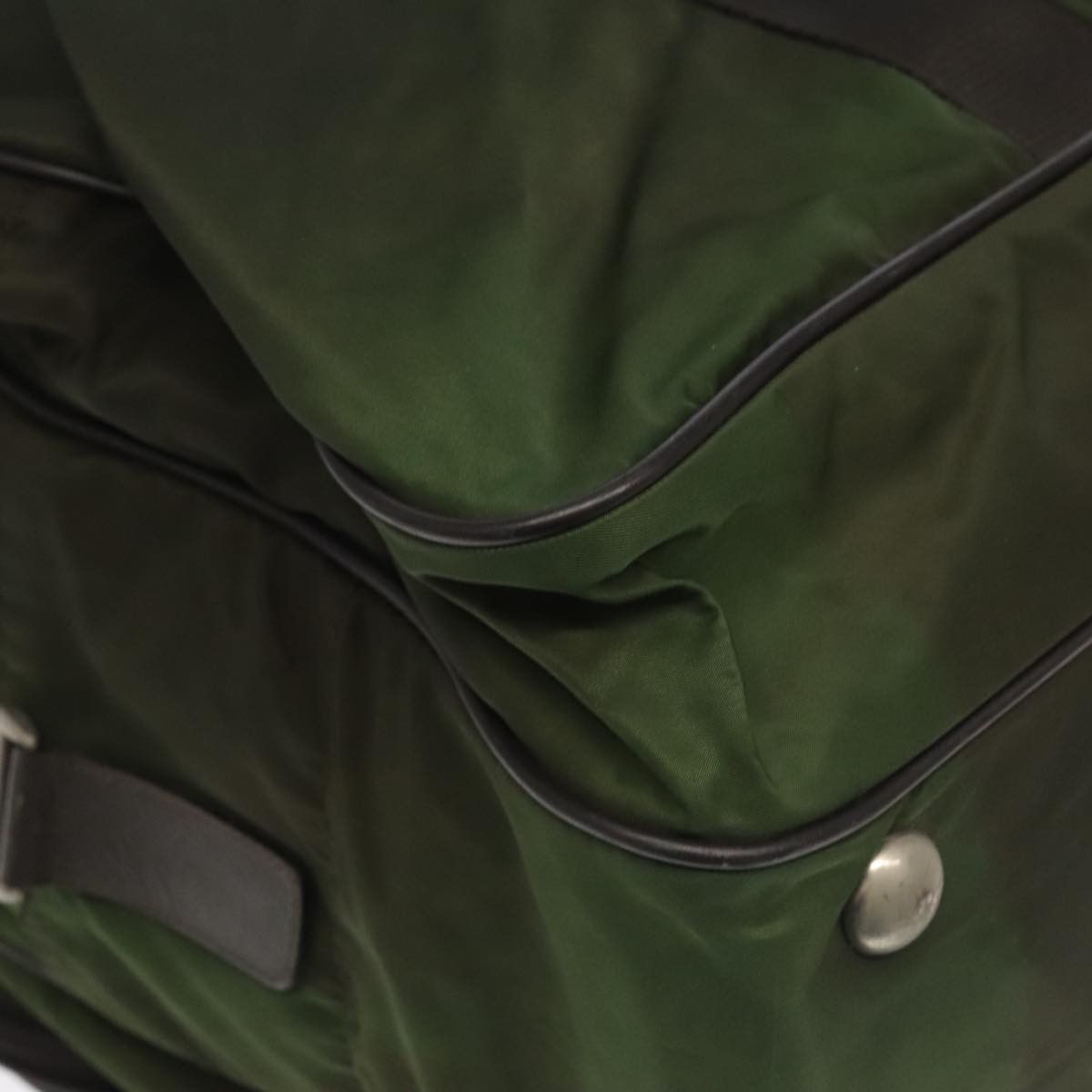 Prada PRADA Boston Bag Nylon Khaki Silver Size ONE SIZE - 13 Thumbnail