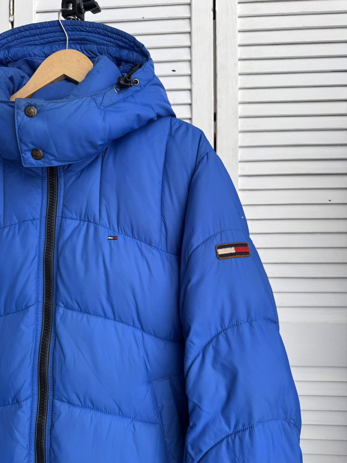 Tommy Hilfiger Vintage Tommy Hilfiger Denim Puffer Jacket Blue Y2K Size US M / EU 48-50 / 2 - 7 Thumbnail