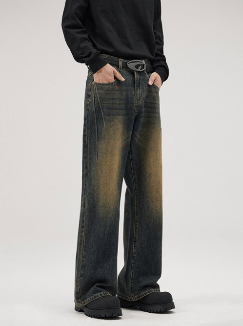 Japanese Brand Vintage high street distressed bootcut loose jeans Size US 32 / EU 48 - 2 Thumbnail