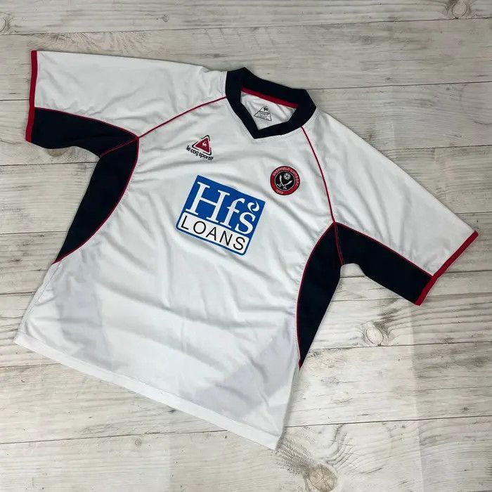 Le Coq Sportif Vintage Sheffield United 2005 2006 Away Shirt Soccer Jersey Size US M / EU 48-50 / 2 - 1 Thumbnail
