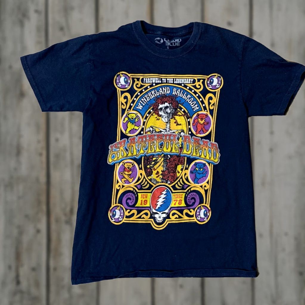 Liquid Blue Grateful Dead Liquid Blue Mens Small T Shirt Extra Large XL Size US S / EU 44-46 / 1 - 1 Thumbnail