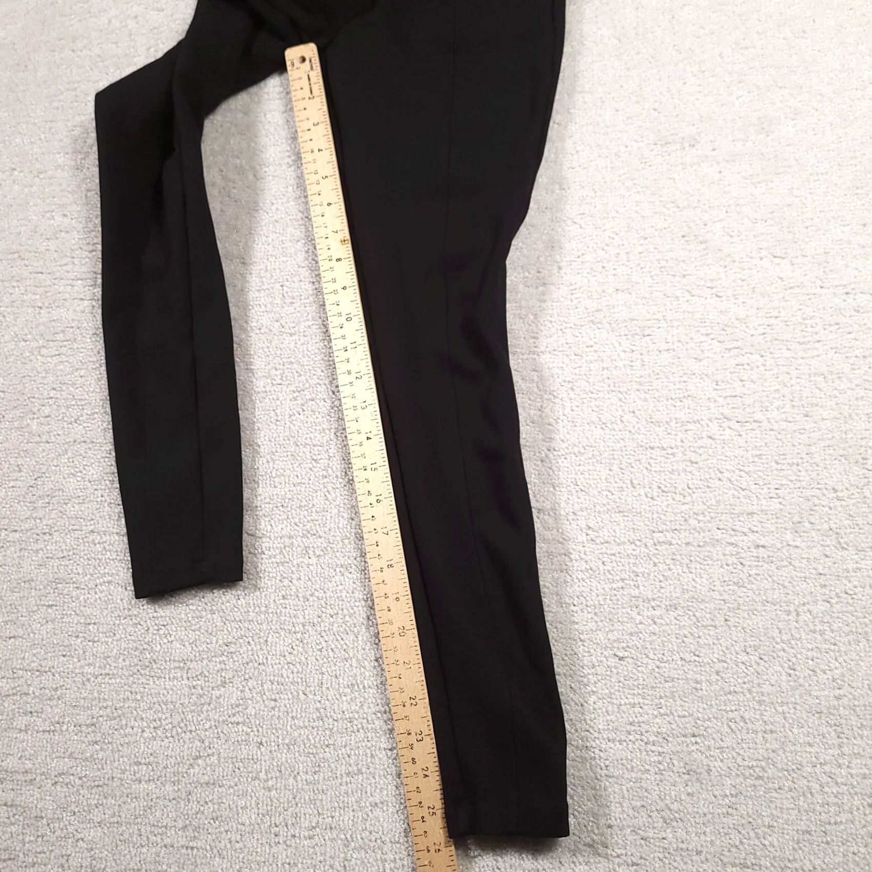 Old Navy Old Navy Stevie Stretch Pull On Pants Black XS Womens Slim Skinny Ankle Casual Size 40" / US 18 - 5 Thumbnail