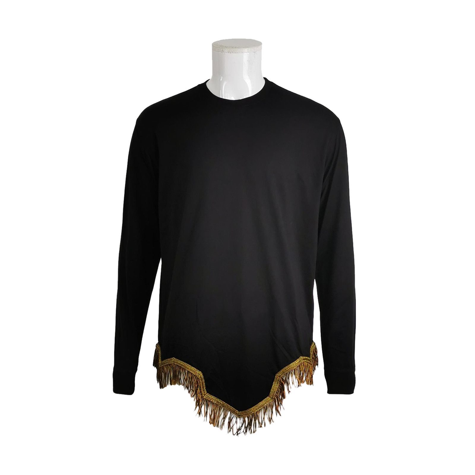 Burberry Burberry Fringe Hem Long Sleeve T-Shirt XS Size US XS / EU 42 / 0 - 1 Thumbnail