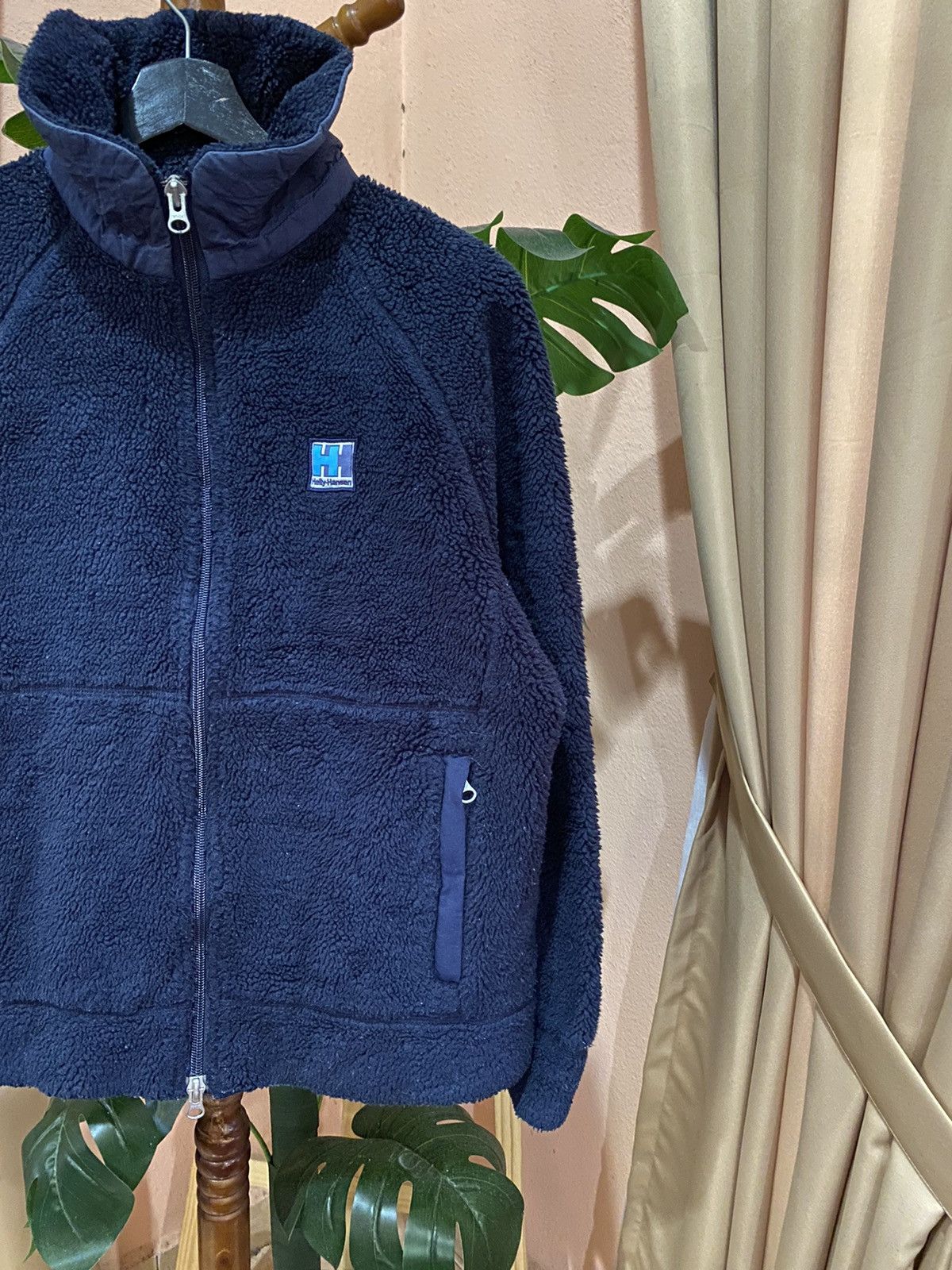 Helly Hansen Helly Hansen Navy Fleece Jacket | Deep Pile Fleece Size L / US 10 / IT 46 - 4 Thumbnail