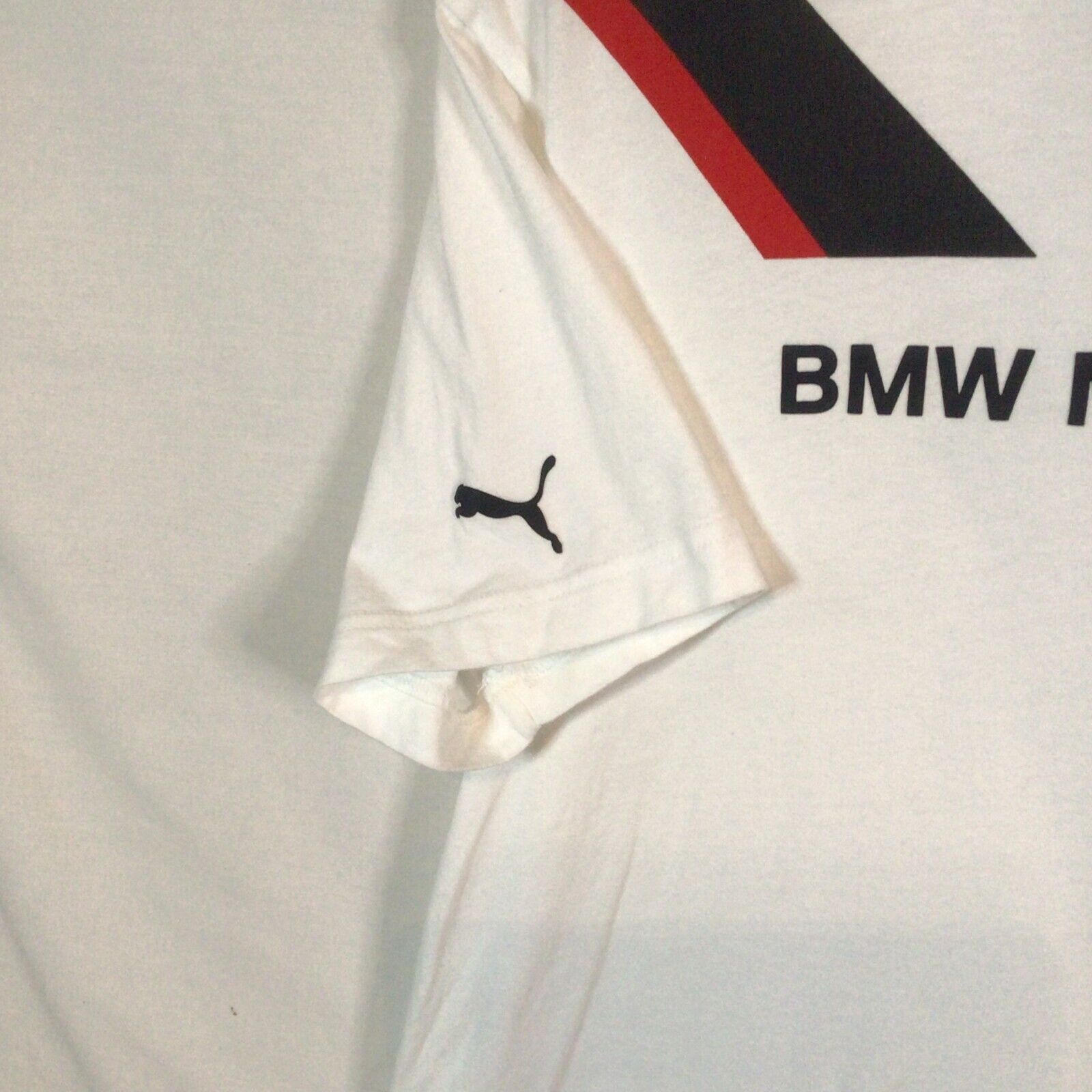 Puma Puma BMW Motorsport Racing T Shirt 2 stripe Mens Small 907A Size US S / EU 44-46 / 1 - 5 Thumbnail