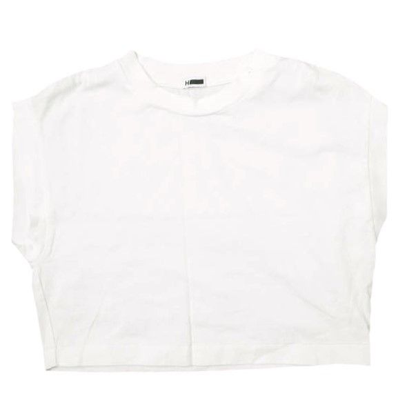 Other H BEAUTY&YOUTH COTTON HIGH GAUGE CROPPED T-SHIRT Cotton T-shirt Cotton T-Shirts 1617-299-5949 DUTY FREE for USA