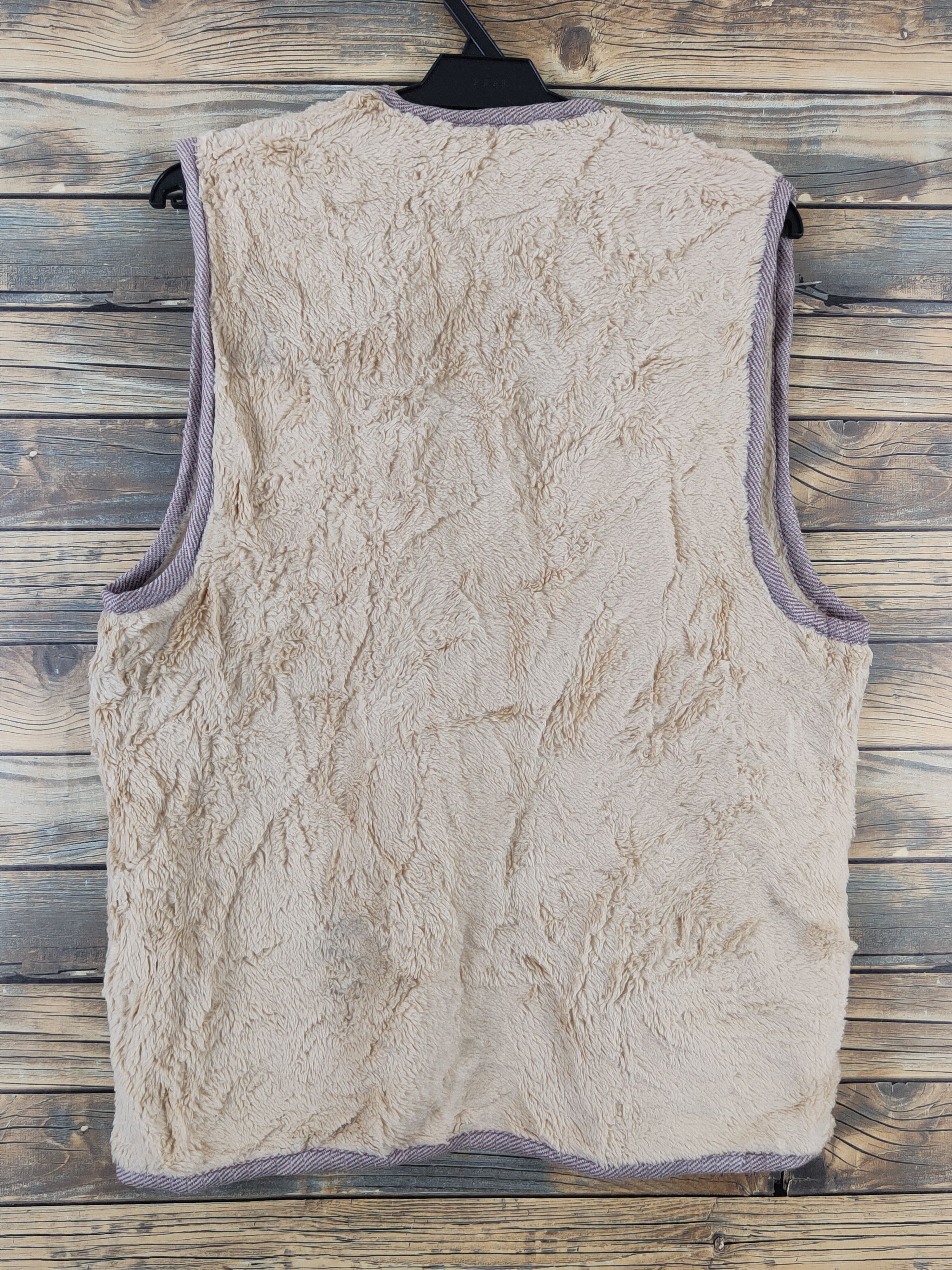 Japanese Brand × Vintage Vintage Japanese Brand Beige Fur Faux Toggle Vests Size M / US 6-8 / IT 42-44 - 7 Thumbnail