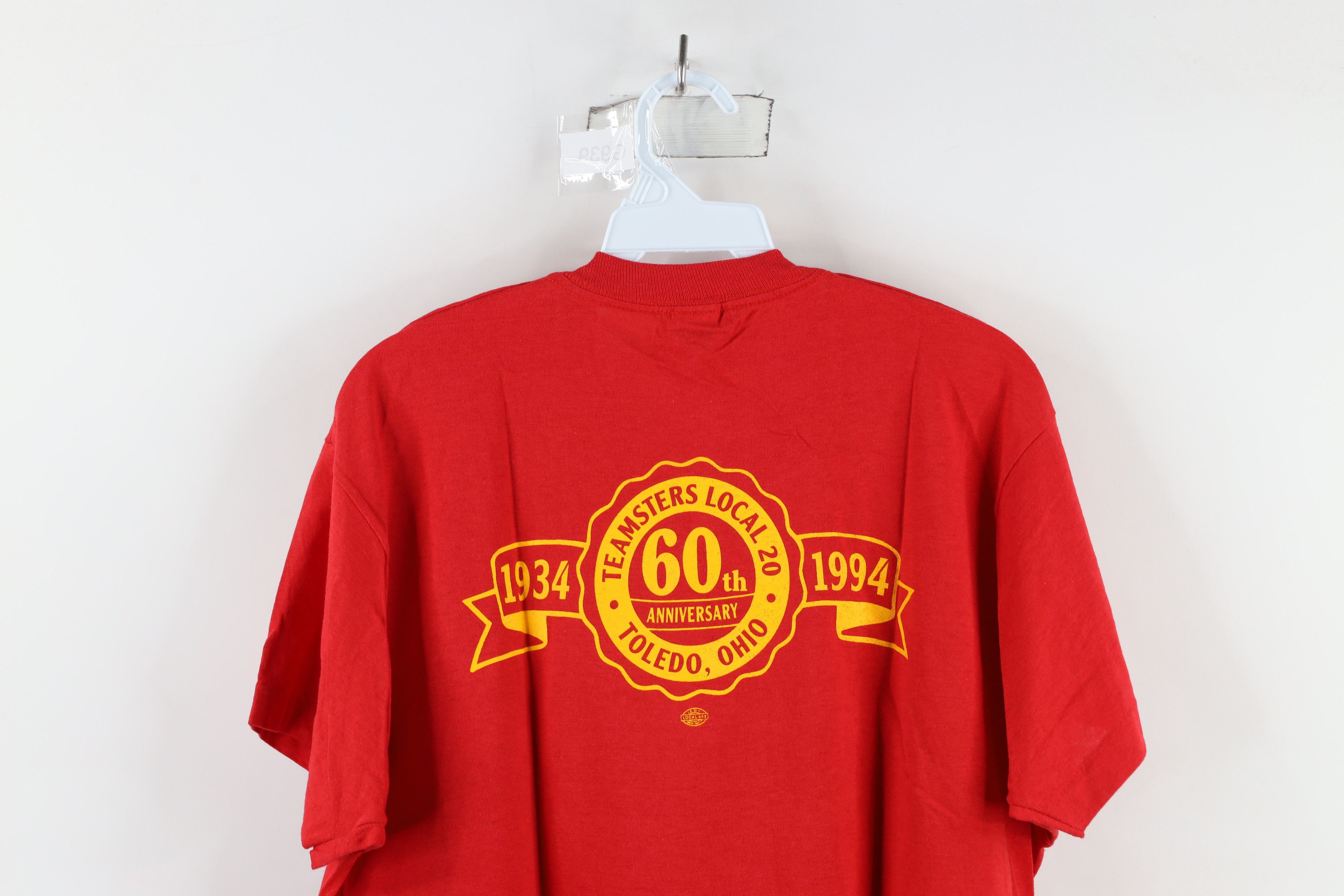 Vintage Deadstock Vintage 90s 60th Anniversary Teamsters T-Shirt Size US XL / EU 56 / 4 - 10 Thumbnail