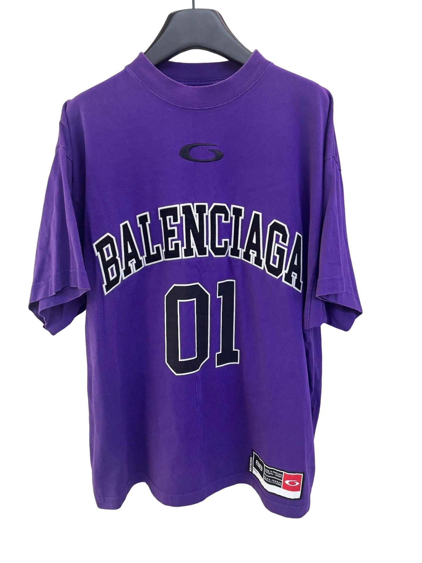 Balenciaga Balenciaga Basketball Graphic Logo T-Shirt Size S Size US S / EU 44-46 / 1 - 1 Thumbnail