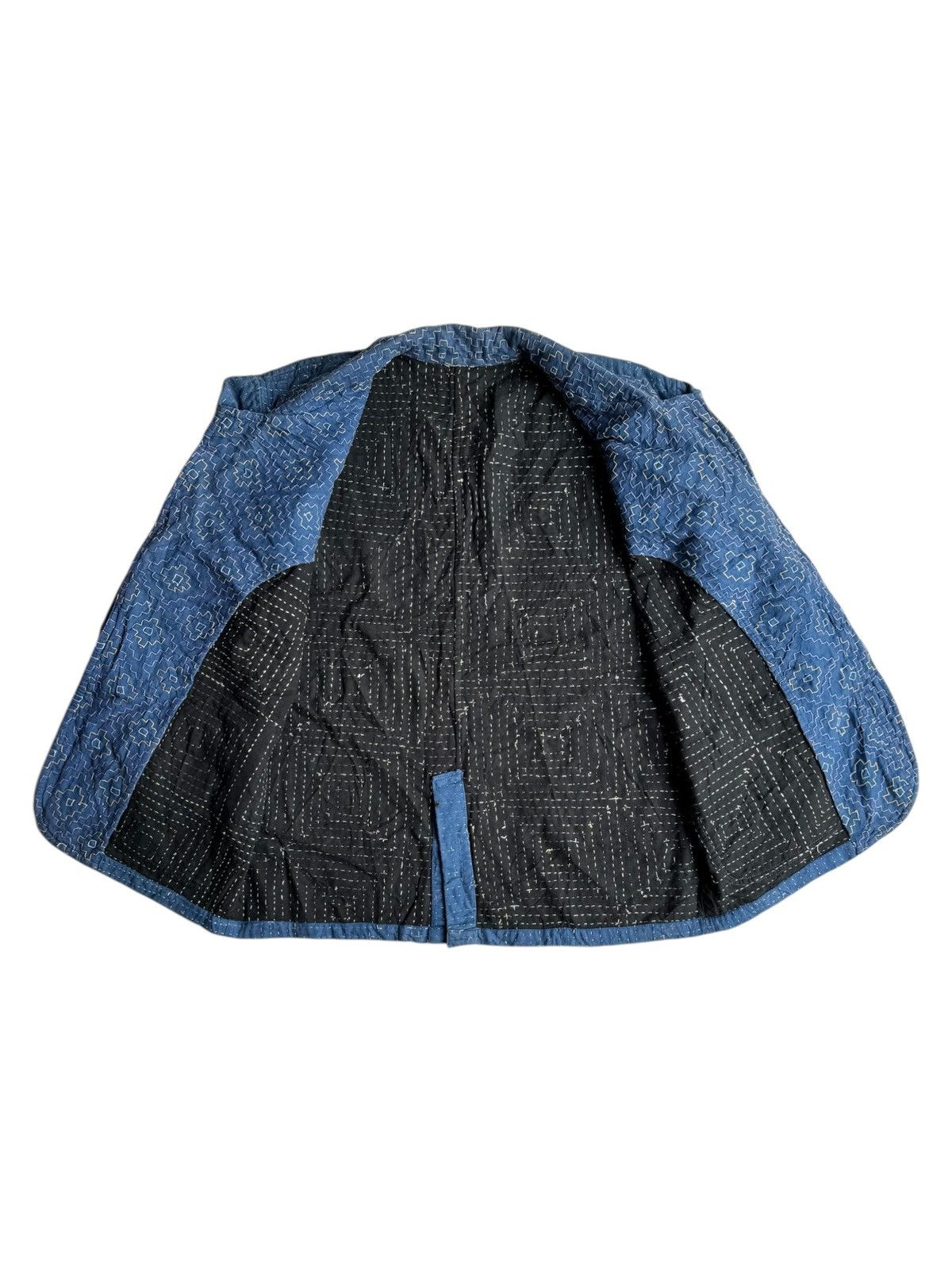 Japanese Brand VERY RARE VINTAGE JACKET SASHIKO BORO HANDMADE STITCHING Size US L / EU 52-54 / 3 - 3 Thumbnail
