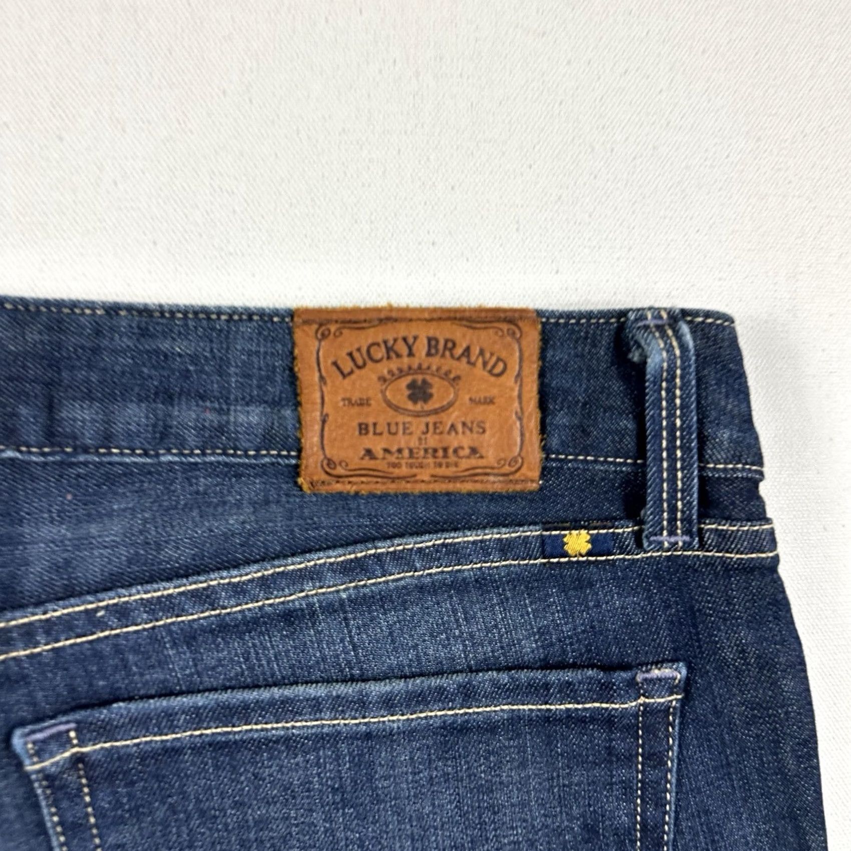 Lucky Brand Lucky Brand Lola Skinny Jeans Womens 12 Dark Blue Jeans Size 34" / US 12 / IT 48 - 7 Thumbnail