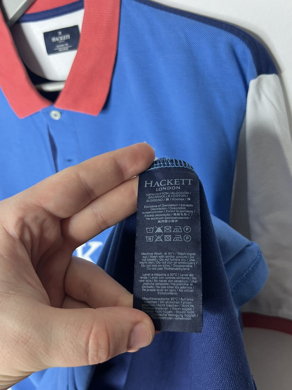 Hackett Hackett #1 Great Britain Chief Kief Style Polo Shirt Tee Size US XXL / EU 58 / 5 - 10 Thumbnail