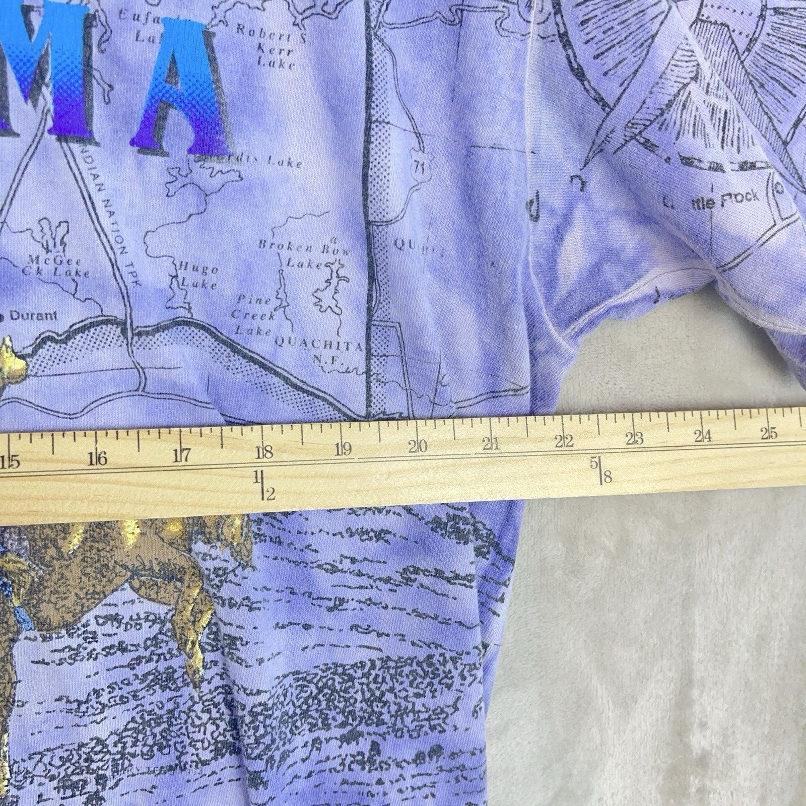 Other 90s Oklahoma AOP Single Stitch T Shirt Tee Men's XL Western Size US XL / EU 56 / 4 - 10 Thumbnail