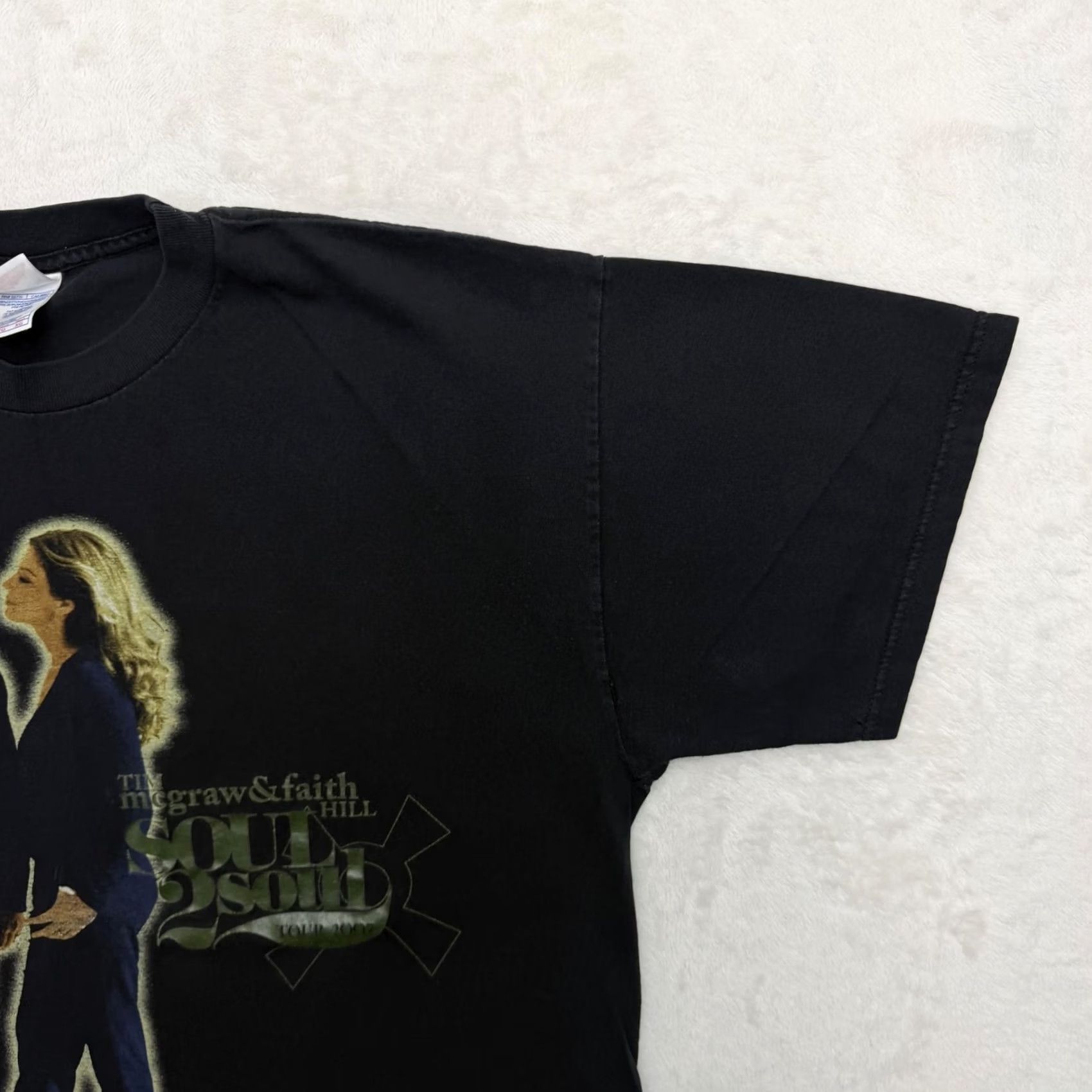 Vintage VINTAGE Tim McGraw Faith Hill Soul2Soul Tour 2007 Shirt Mens XL Black Country Music Tee Size US XL / EU 56 / 4 - 5 Thumbnail