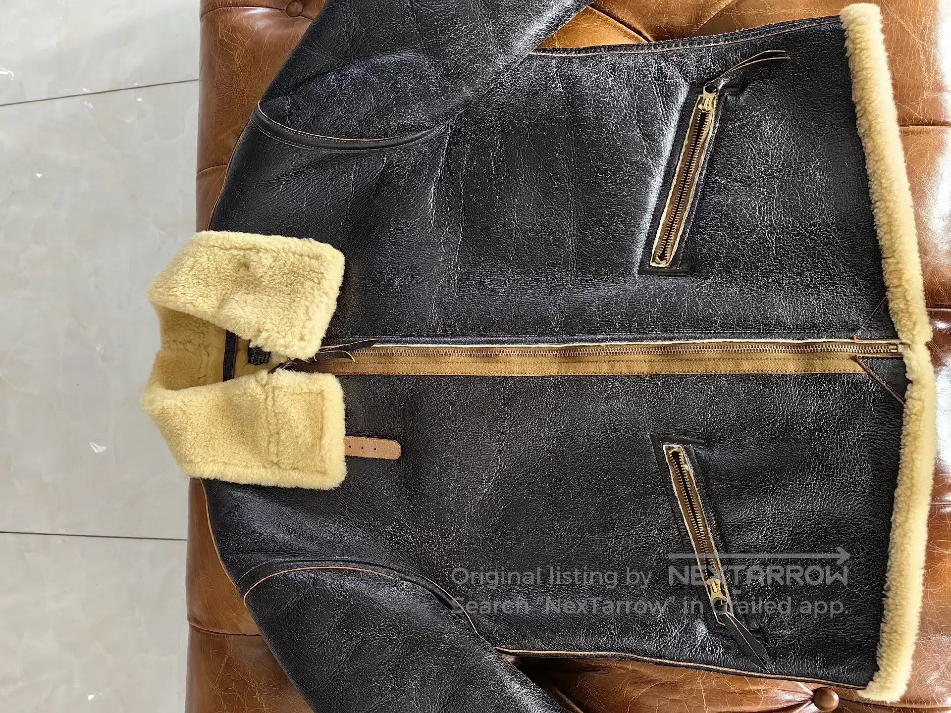 The Real McCoy's classic the real mccoy's d-1 pilot jacket. Size US M / EU 48-50 / 2 - 2 Thumbnail