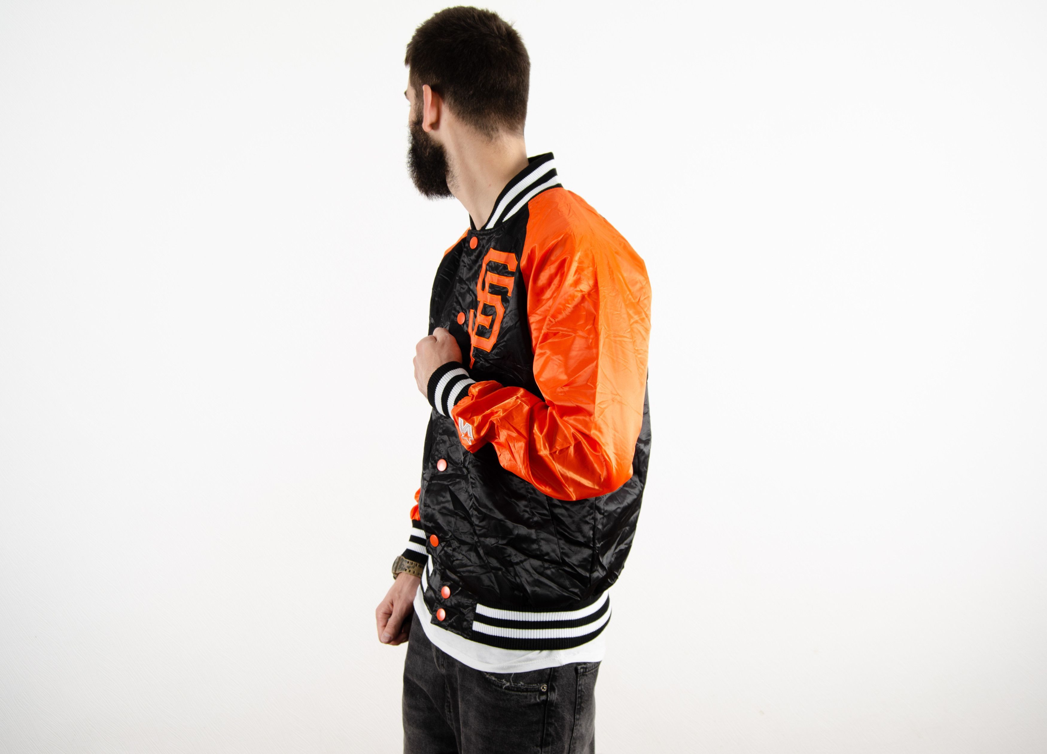 Starter Vintage Starter MLB San Francisco Giants Nylon Bomber Jacket Size US S / EU 44-46 / 1 - 2 Thumbnail
