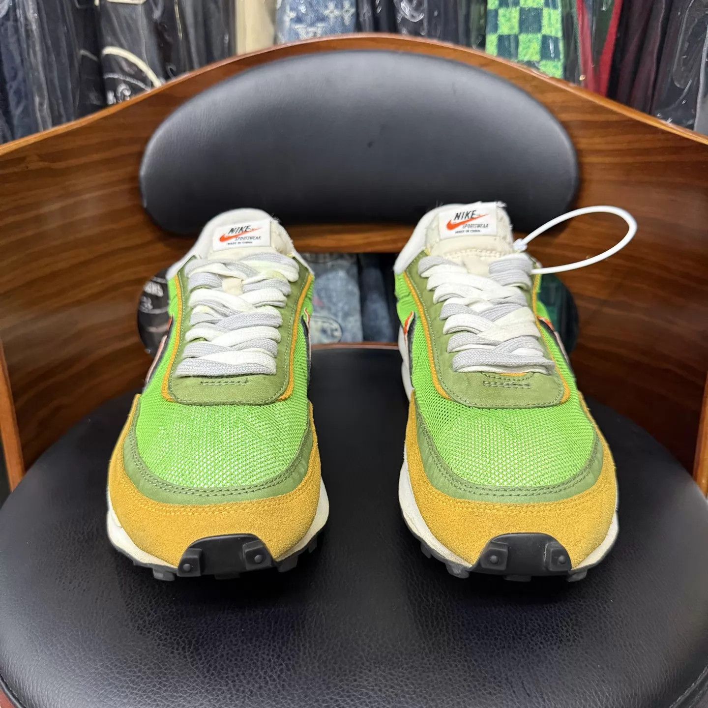Sacai sacai Yellow & Green 1.0 Size 44 Mint Original Box Size US 11 / EU 44 - 2 Thumbnail