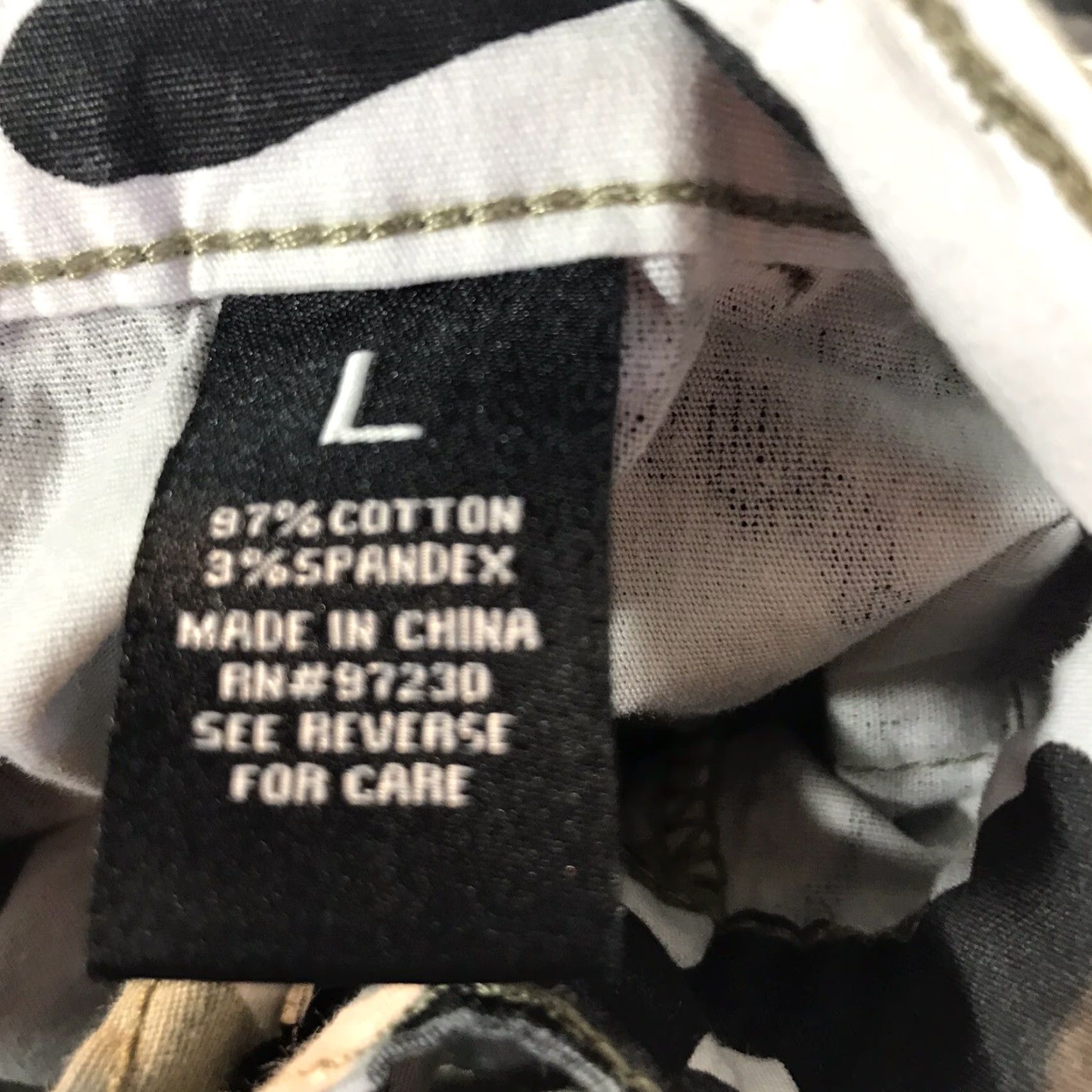 Almost Famous VINTAGE Almost Famous Camouflage Belted Twill Joggers Womens Size L Casual Tapered Fit Size 36" / US 14 / IT 50 - 4 Thumbnail
