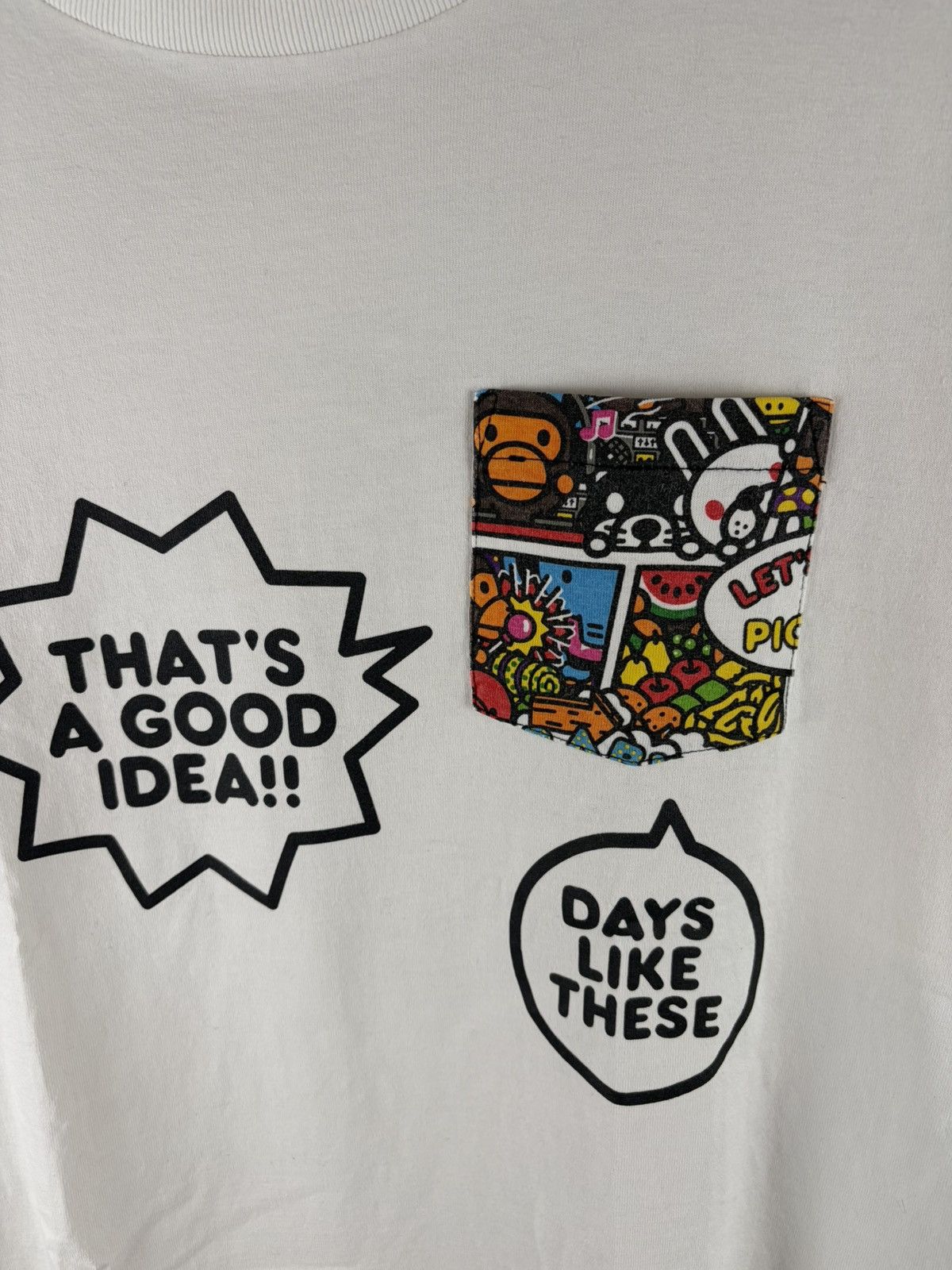 Bape Bape Milo Pocket Tee Size US M / EU 48-50 / 2 - 3 Thumbnail