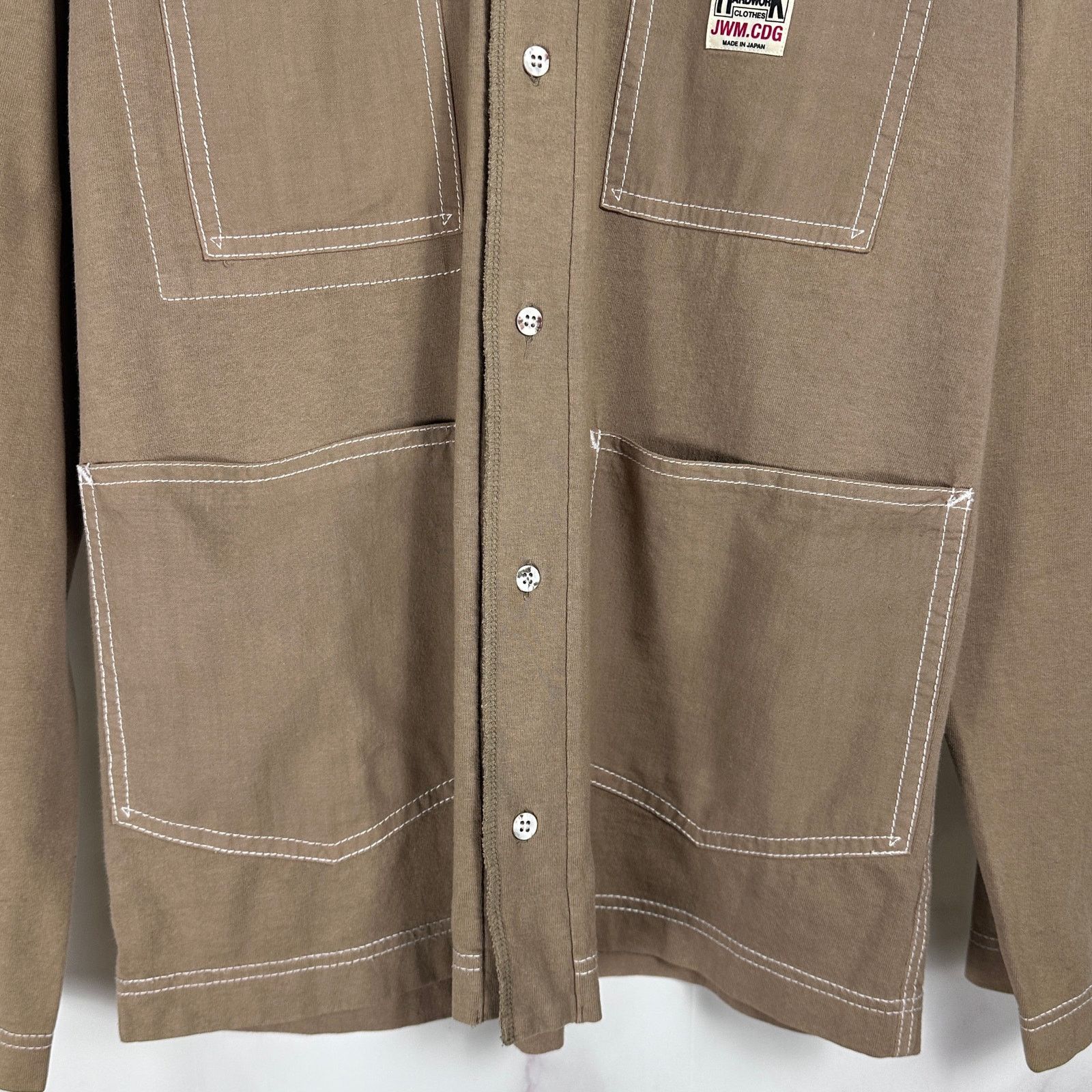 Comme des Garcons Junya Watanabe 2005 Work Button-Up Sweatshirt Size US S / EU 44-46 / 1 - 6 Thumbnail